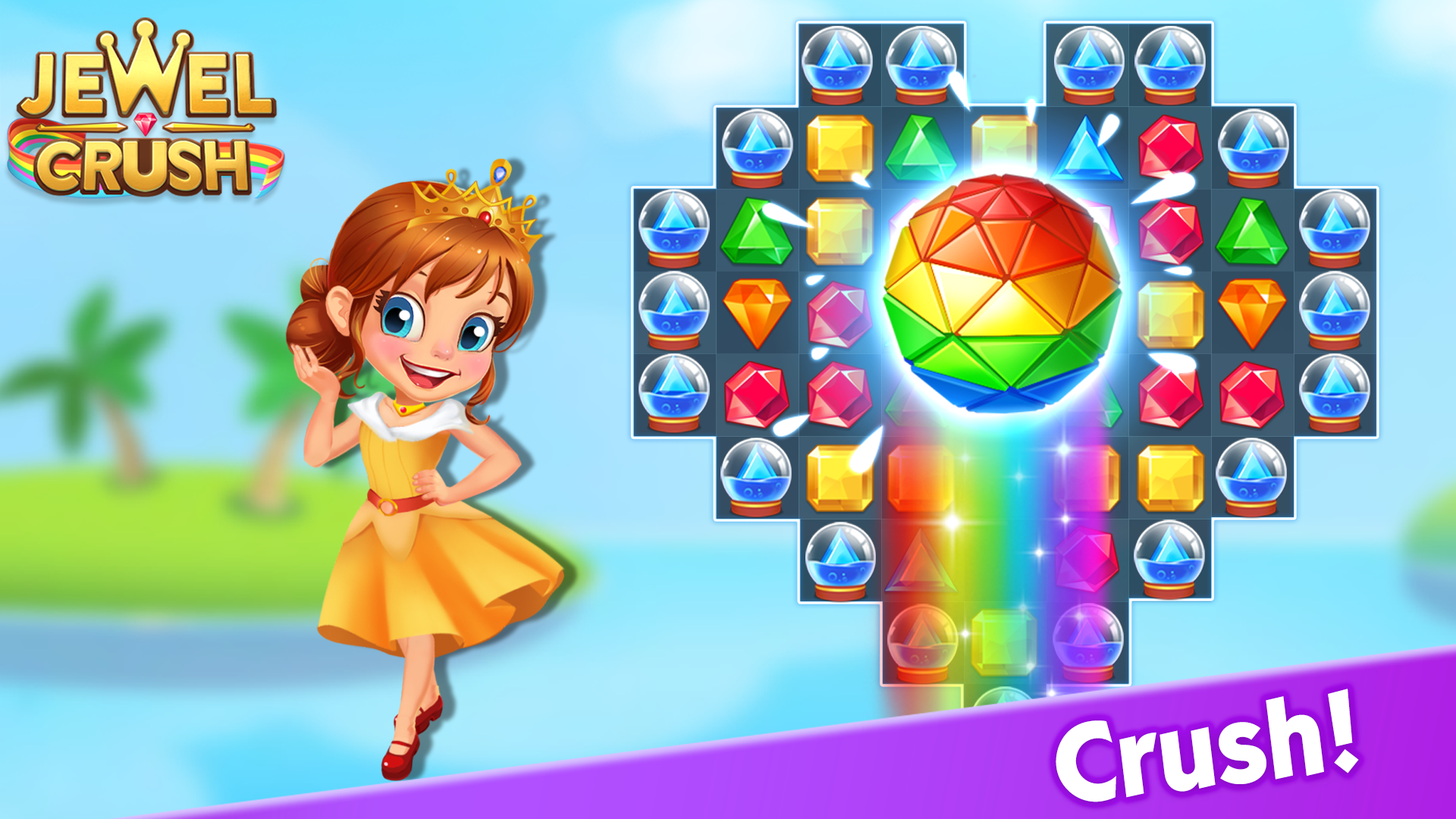 اسکرین شات 6 بازی Jewel Crush™ - Match 3 Legend