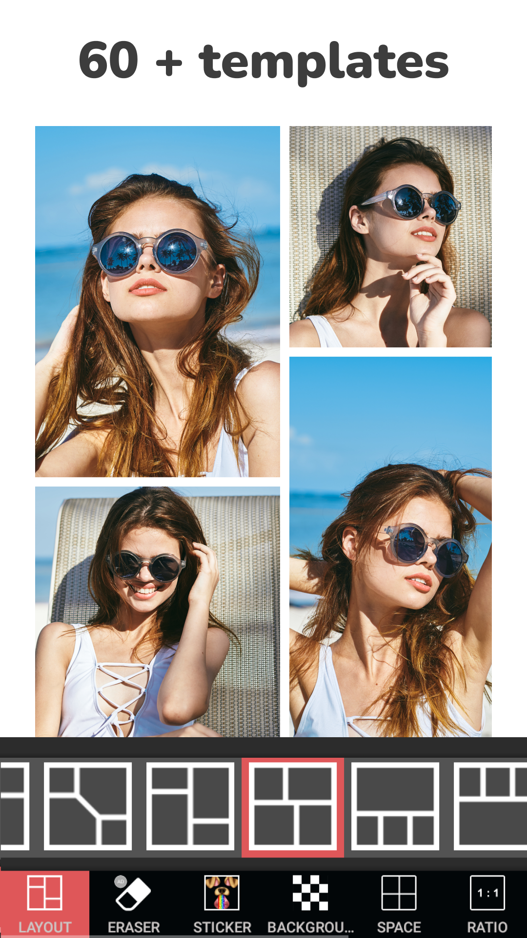 اسکرین شات 2 برنامه Photo Collage Maker & Editor