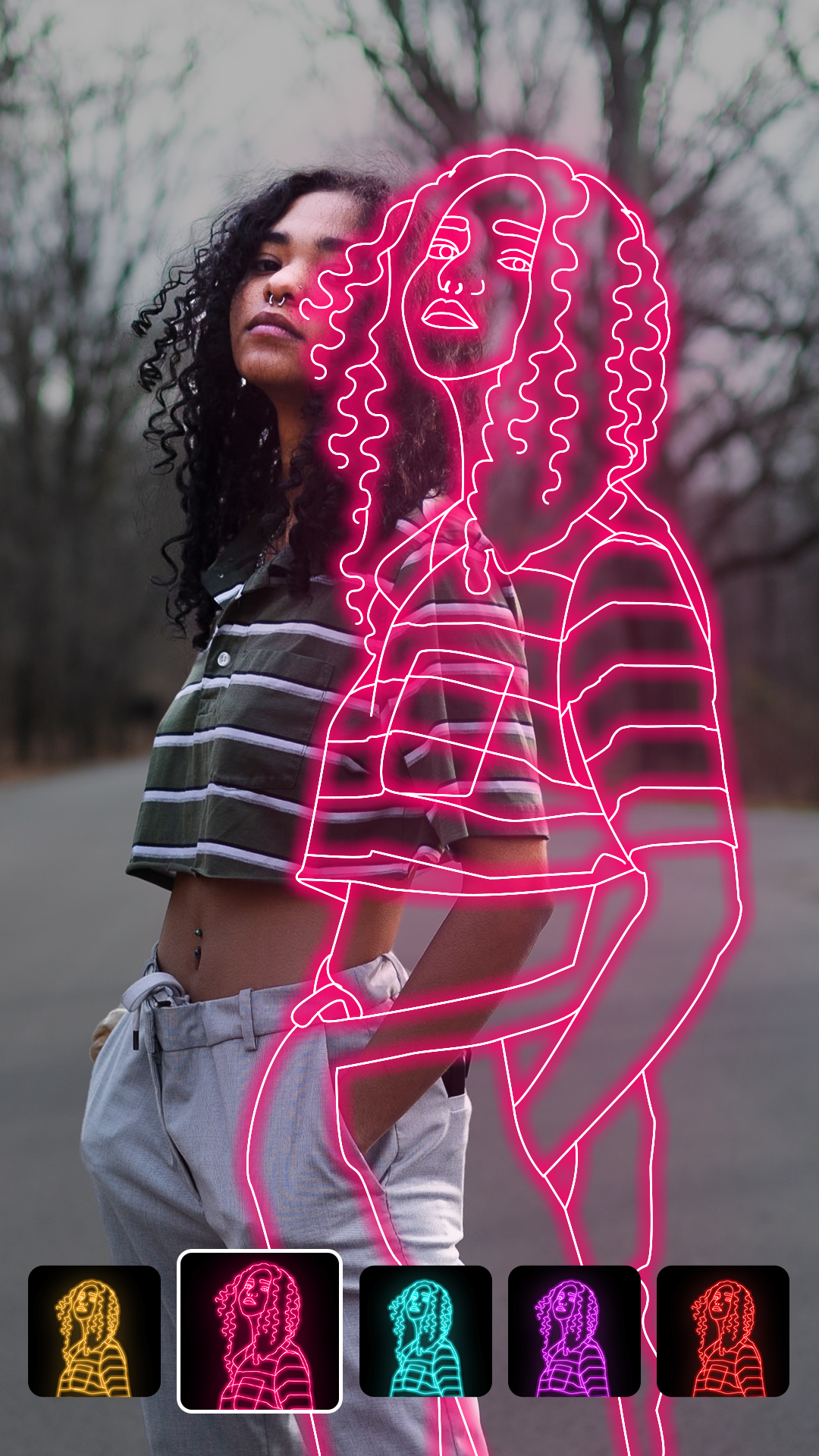 اسکرین شات 1 برنامه Instasquare Photo Editor: Neon