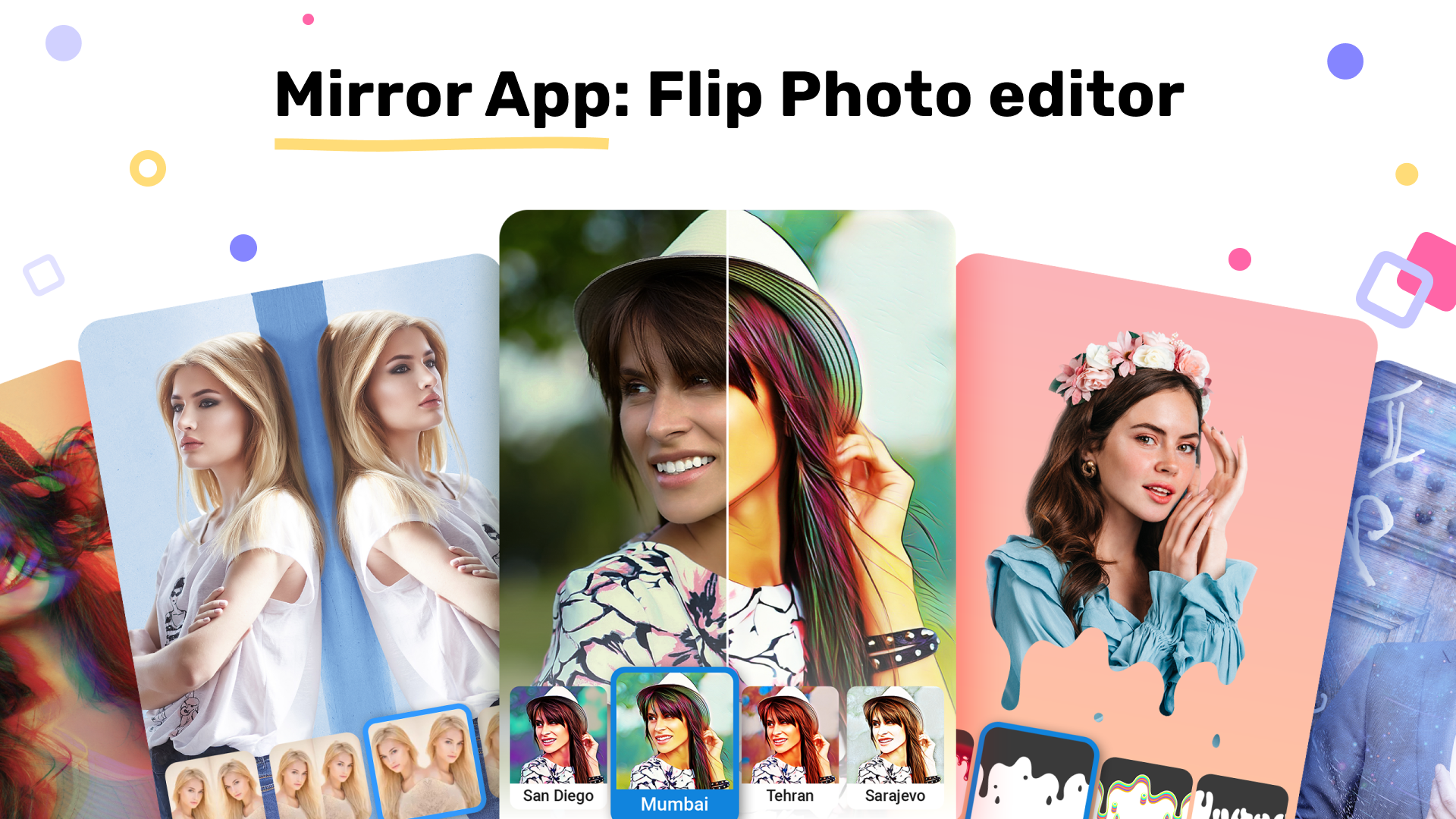 اسکرین شات 8 برنامه Mirror App: Magic Photo Editor