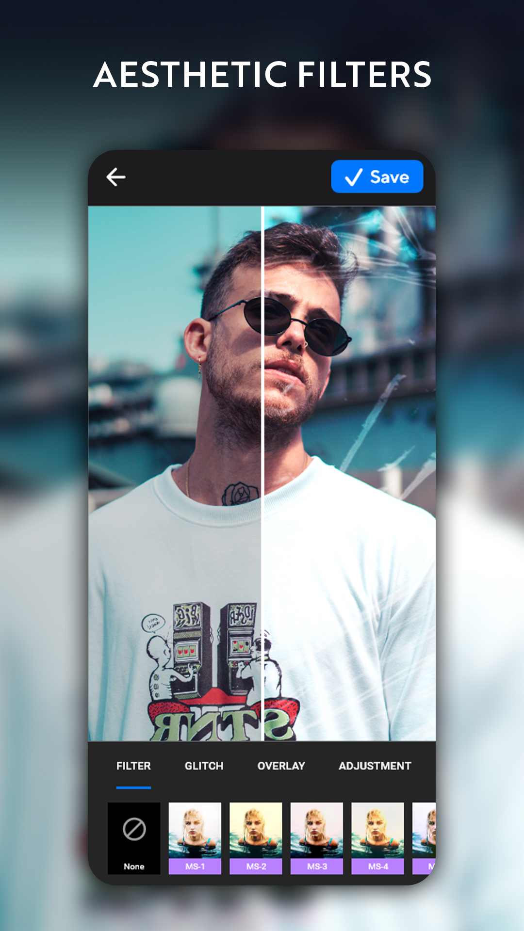 اسکرین شات 4 برنامه NeonArt Photo Editor & Effects