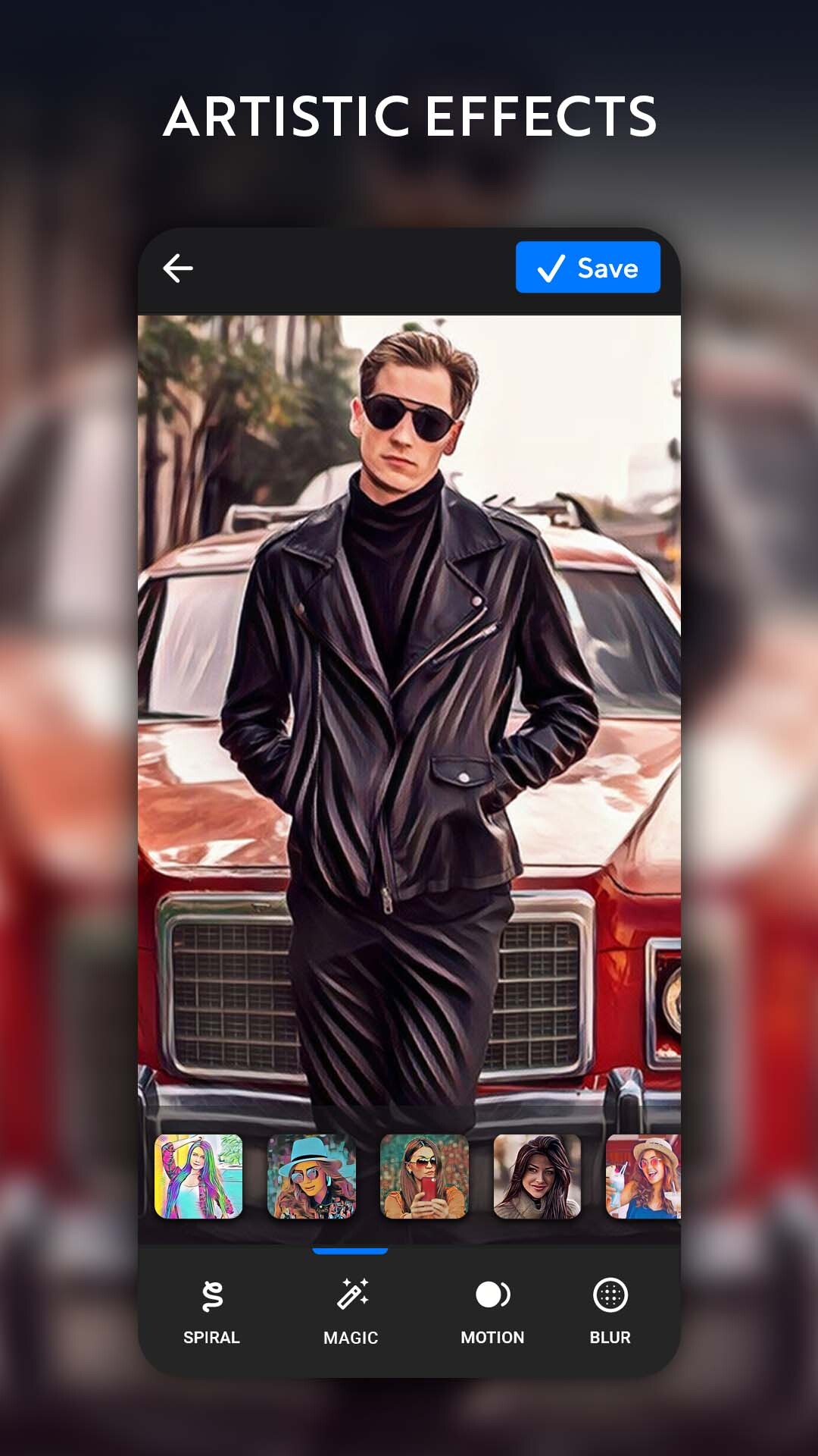 اسکرین شات 3 برنامه NeonArt Photo Editor & Effects