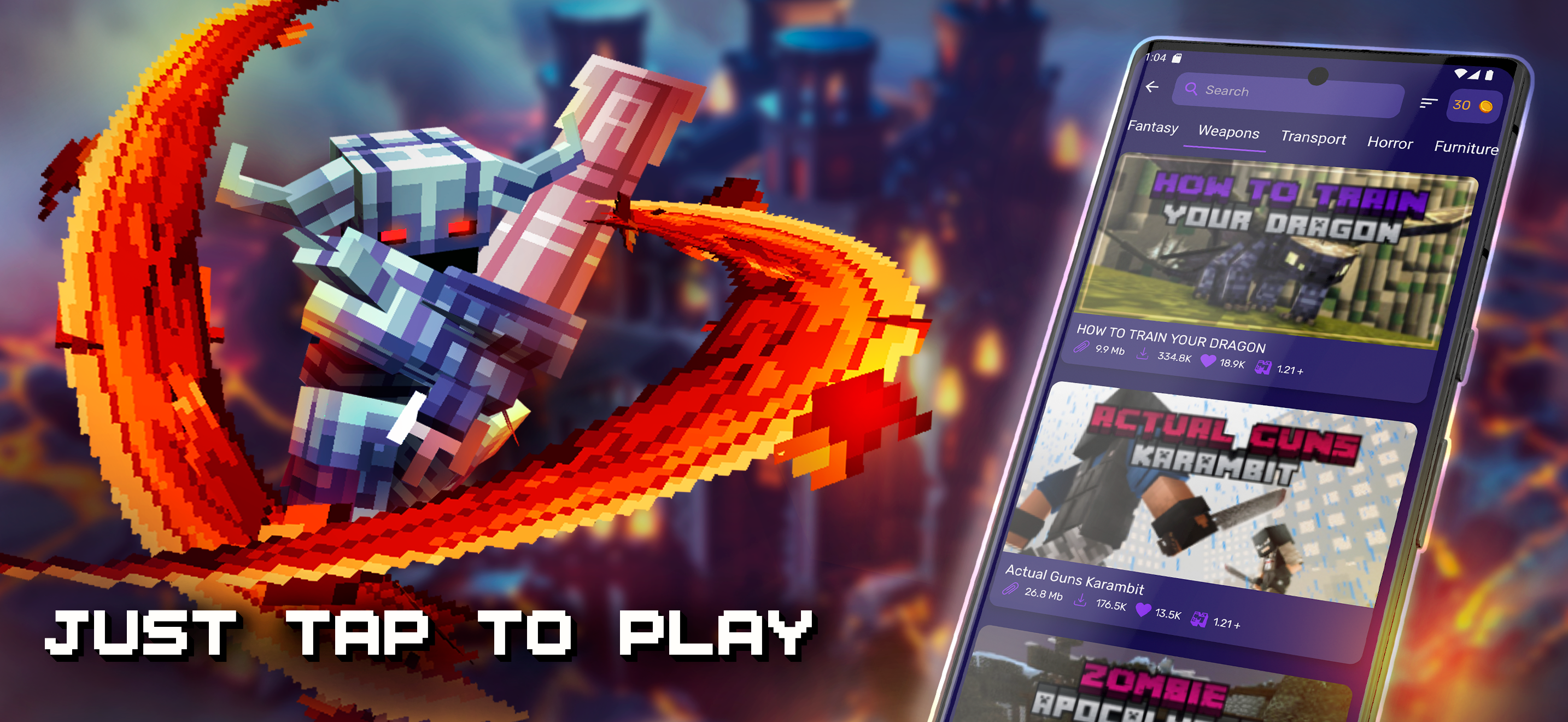 اسکرین شات 2 برنامه Mods Addon Skins for Minecraft