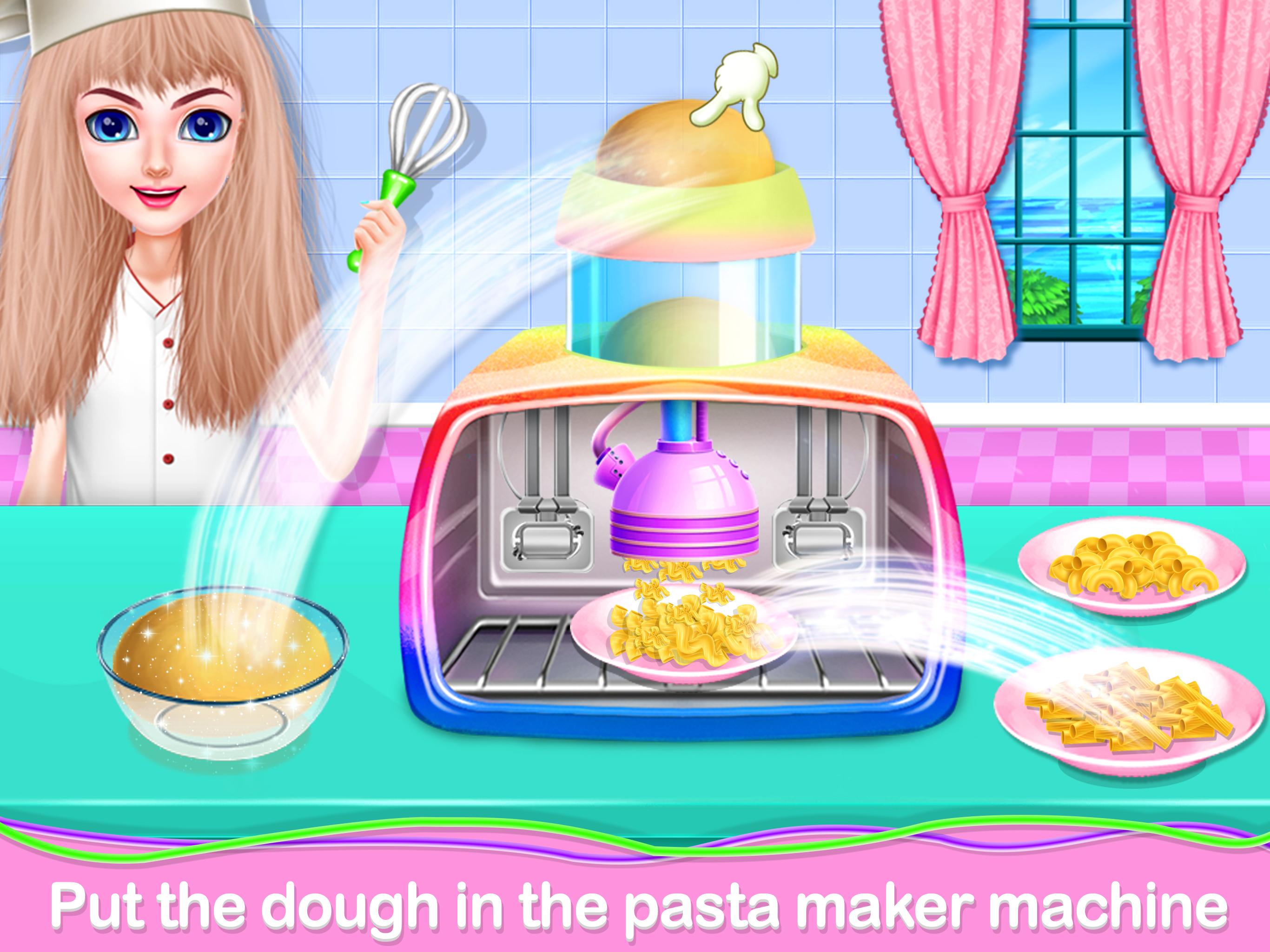 اسکرین شات 2 برنامه Pasta food Maker Cooking game