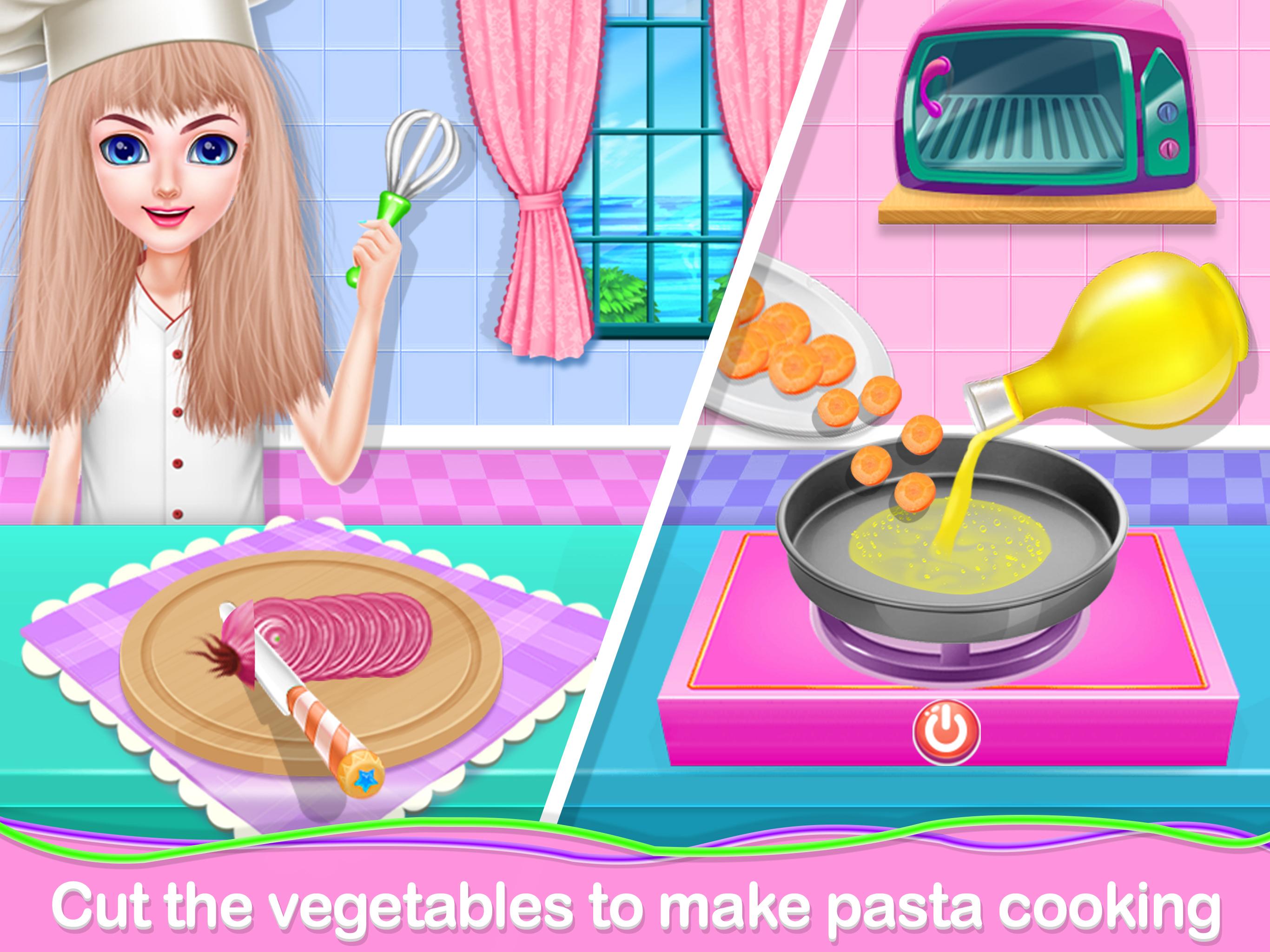 اسکرین شات 4 برنامه Pasta food Maker Cooking game