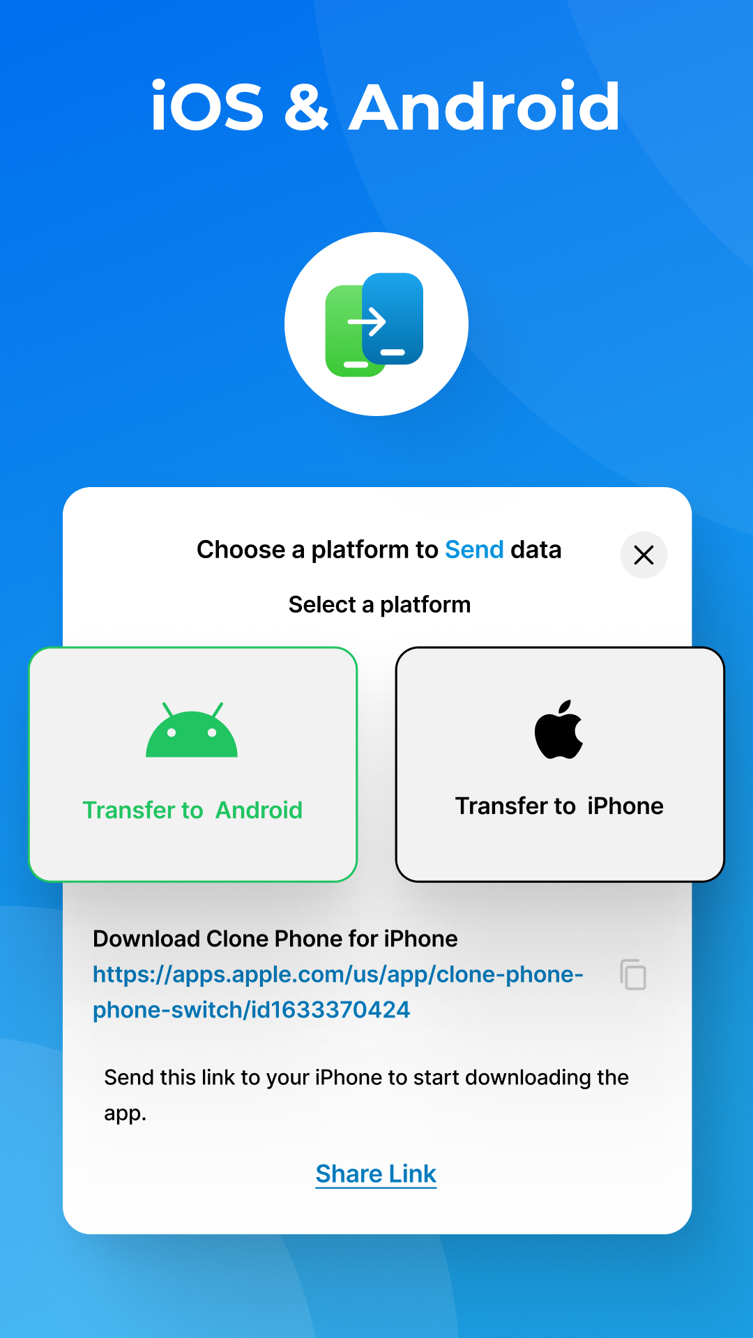 اسکرین شات 4 برنامه Clone Phone - Phone Switch