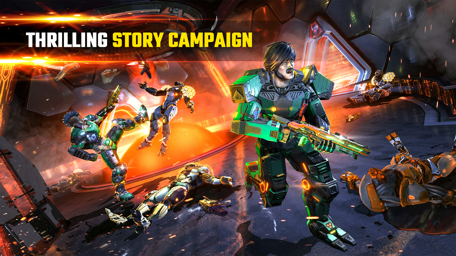 اسکرین شات 3 بازی Shadowgun Legends: Online FPS