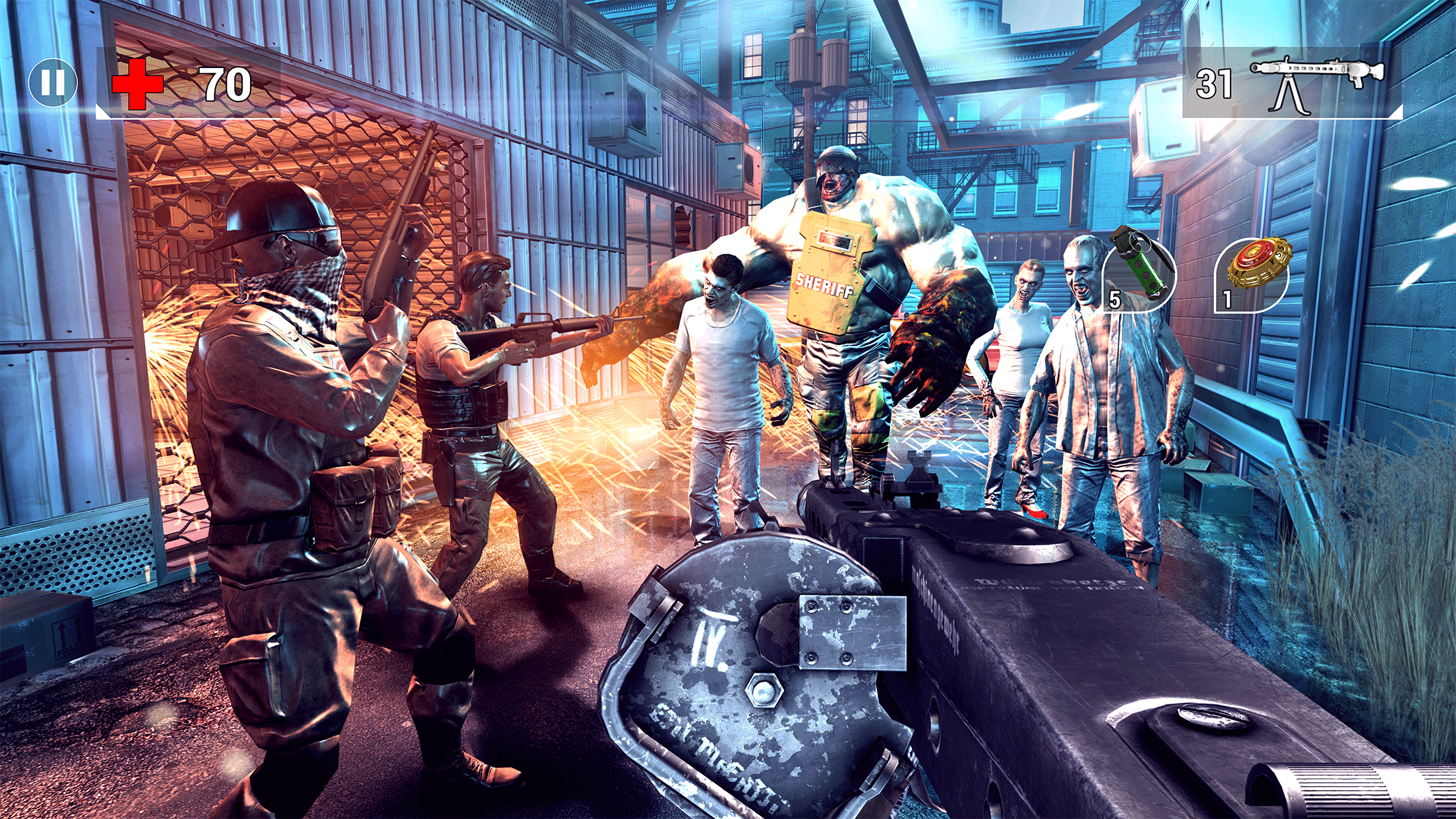 اسکرین شات 5 بازی UNKILLED - FPS Zombie Games