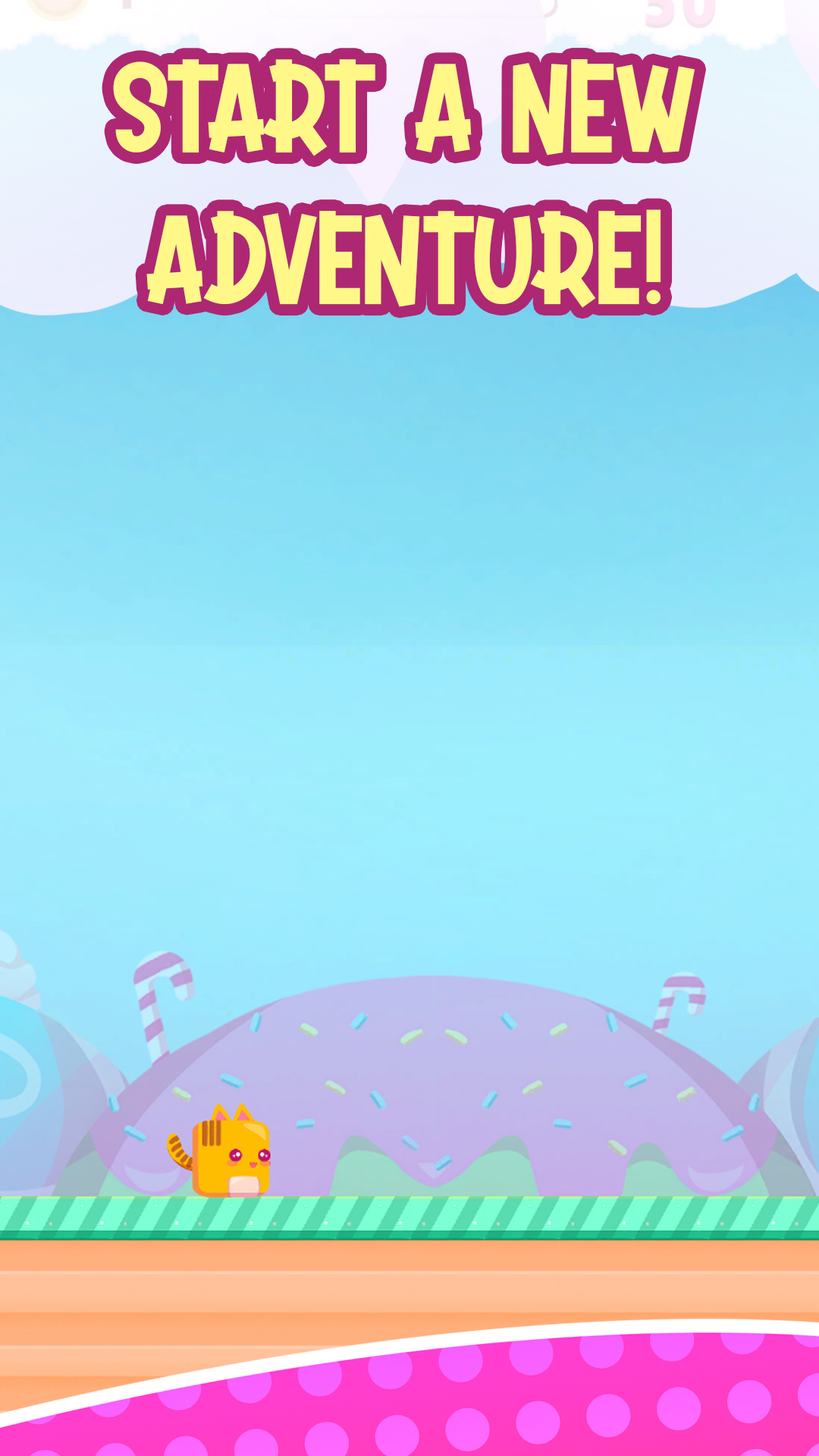 اسکرین شات 2 بازی Stacky Cat kawaii runner Game
