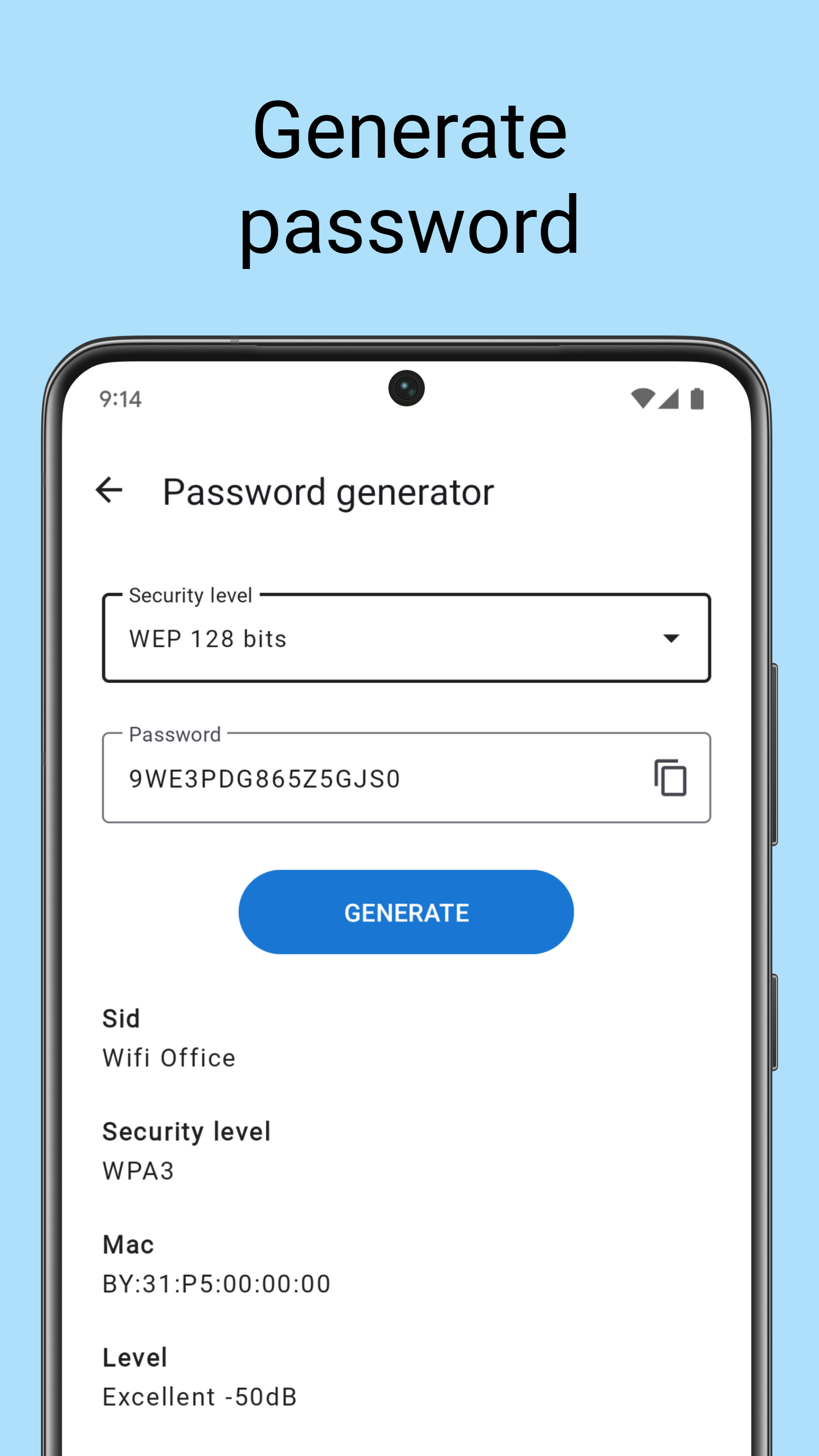 اسکرین شات 3 برنامه Wifi password all in one