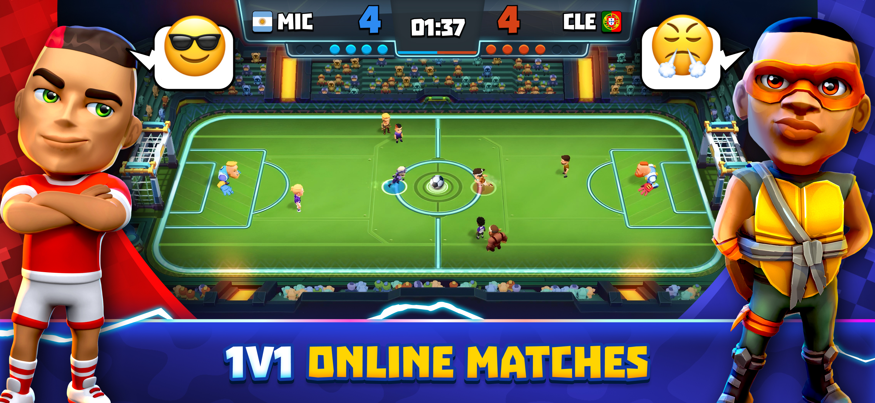 اسکرین شات 1 بازی Goal Battle - PvP Soccer Game
