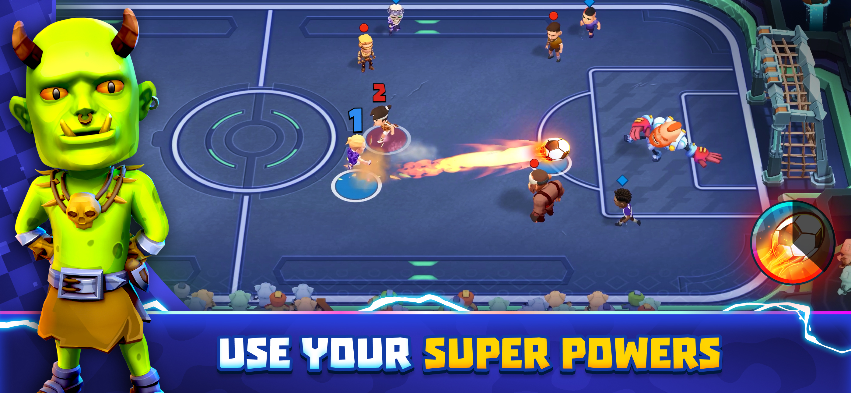 اسکرین شات 3 بازی Goal Battle - PvP Soccer Game
