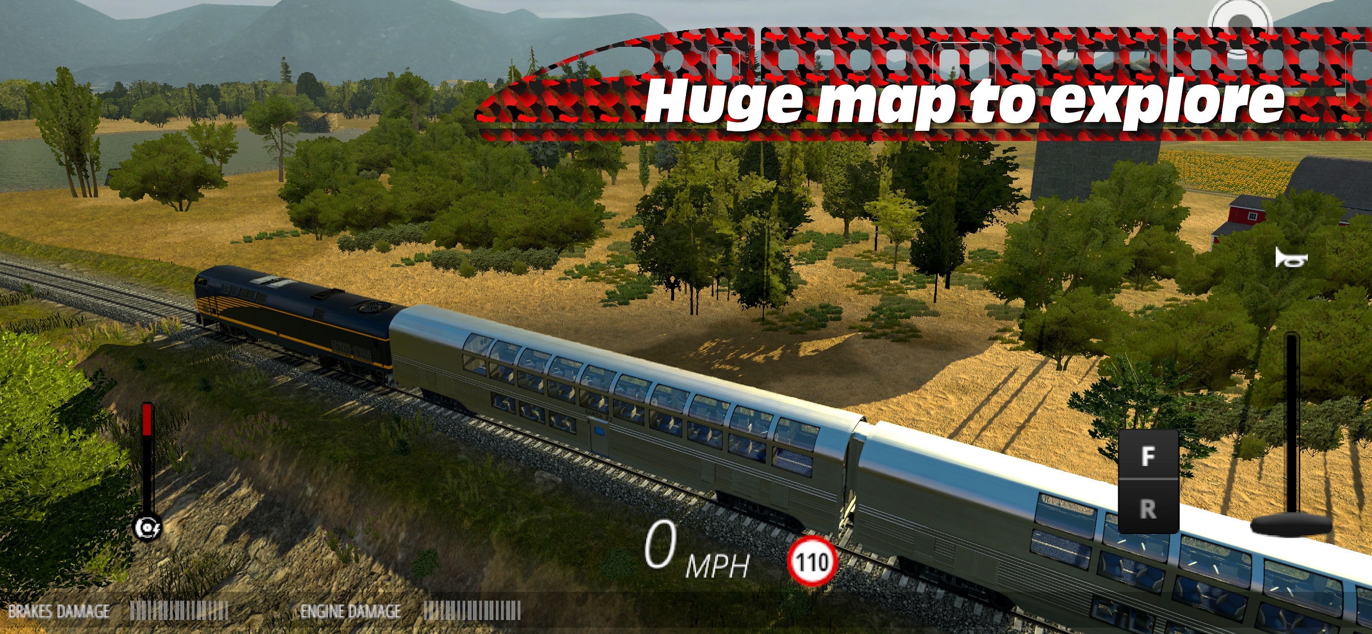 اسکرین شات 6 بازی Train Simulator PRO USA