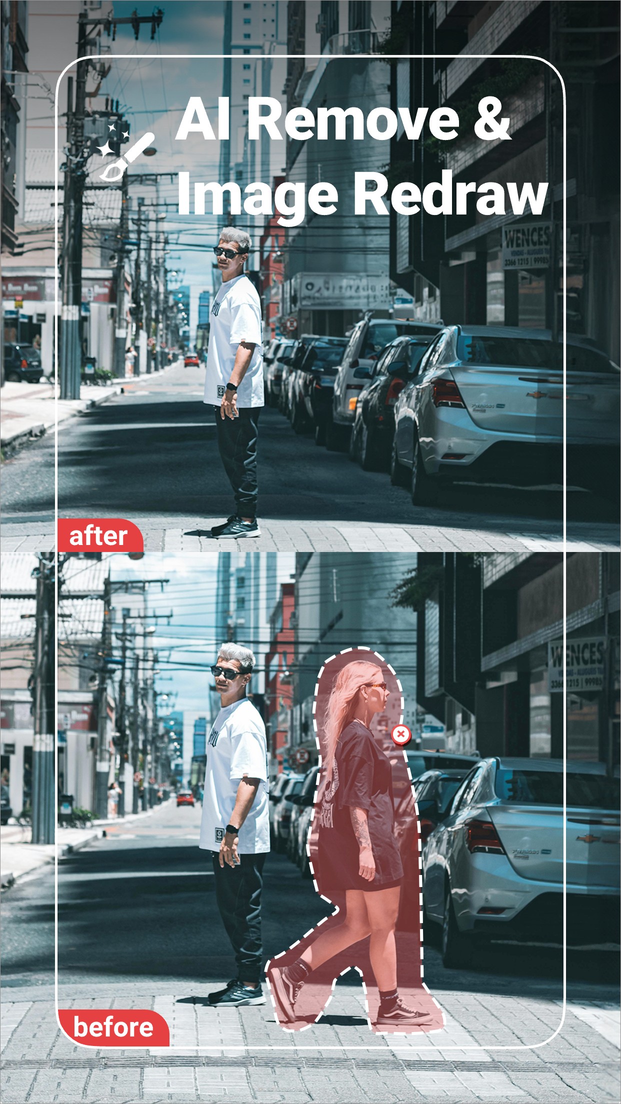 اسکرین شات 3 برنامه Retouch Remove Objects Editor
