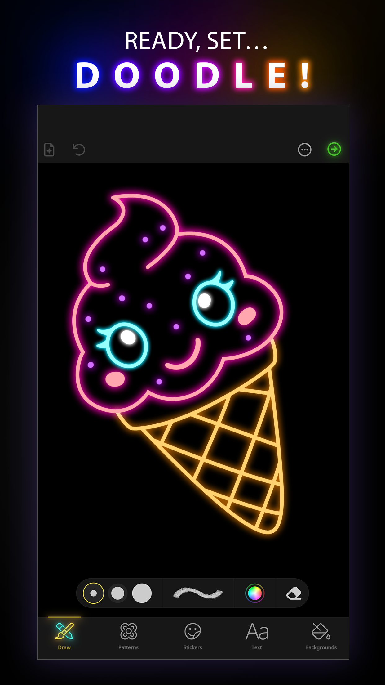 اسکرین شات 1 برنامه Doodle Art: Magic Drawing App