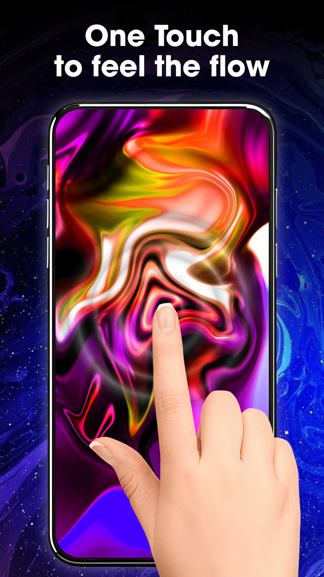 اسکرین شات 1 برنامه 4D Wallpaper: Fluid Simulation