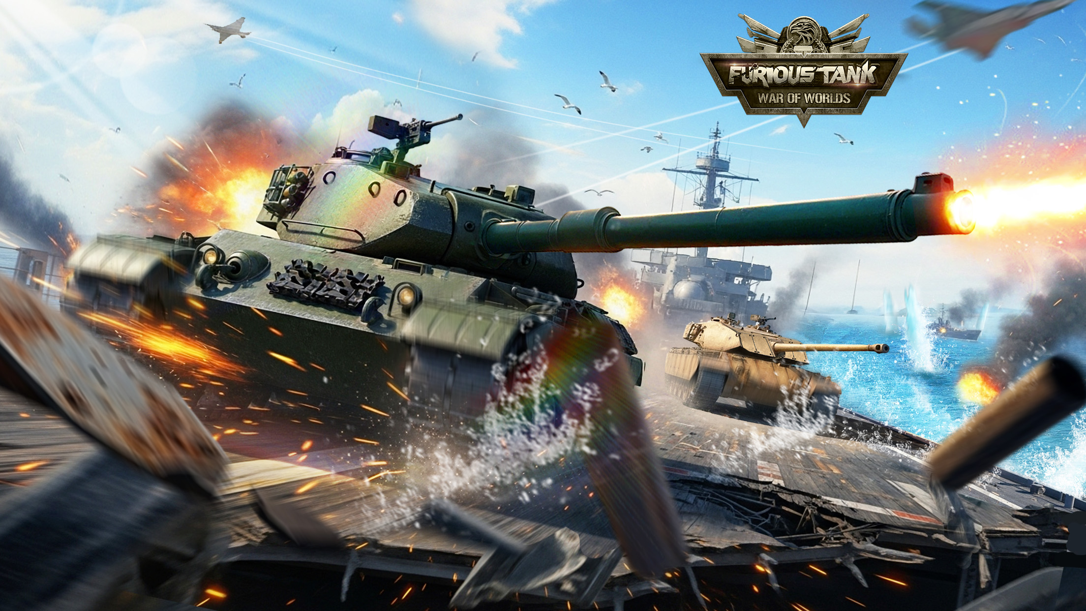 اسکرین شات 1 بازی Furious Tank: War of Worlds