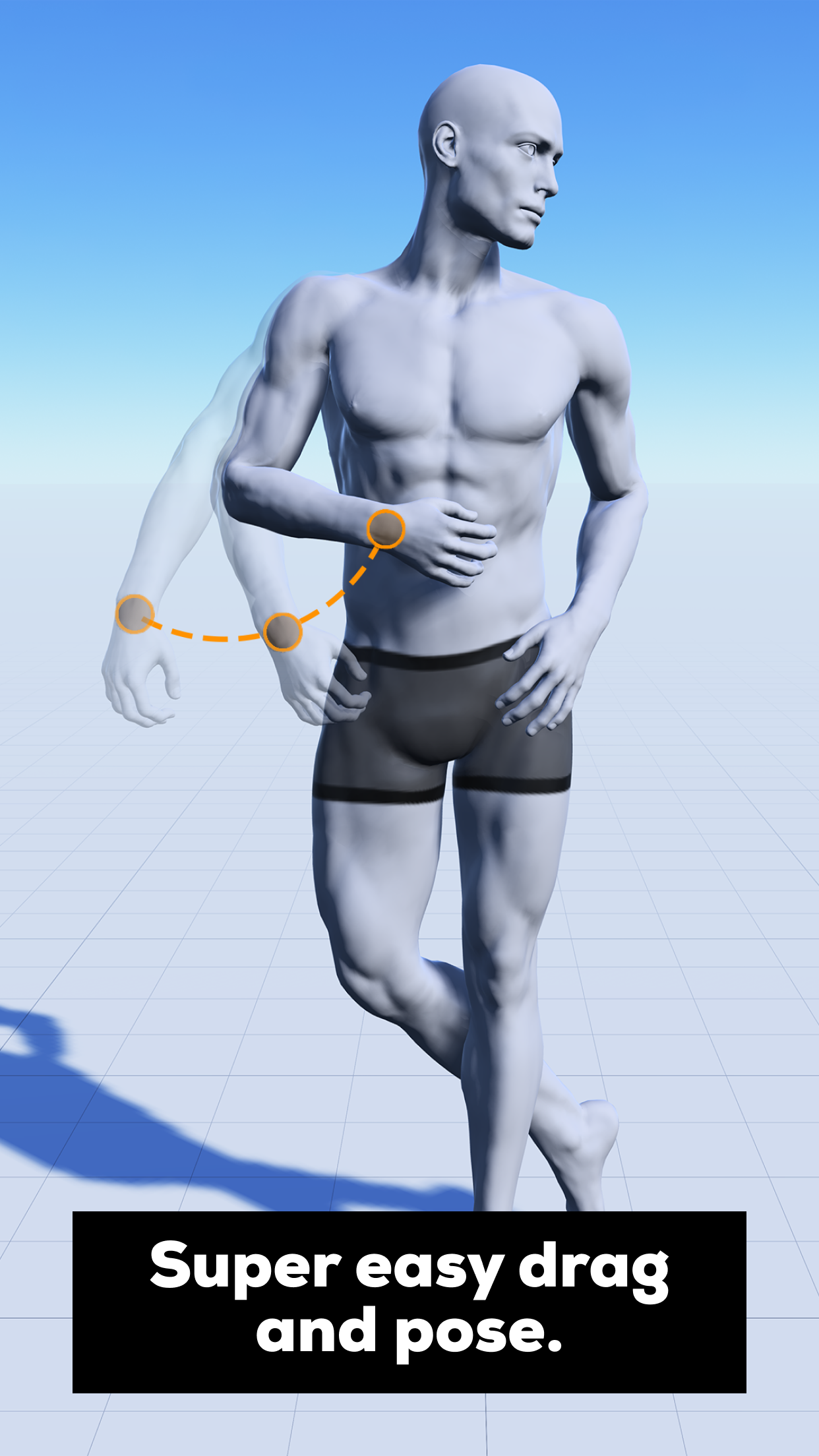 اسکرین شات 1 برنامه Magic Poser - Art Pose Tool