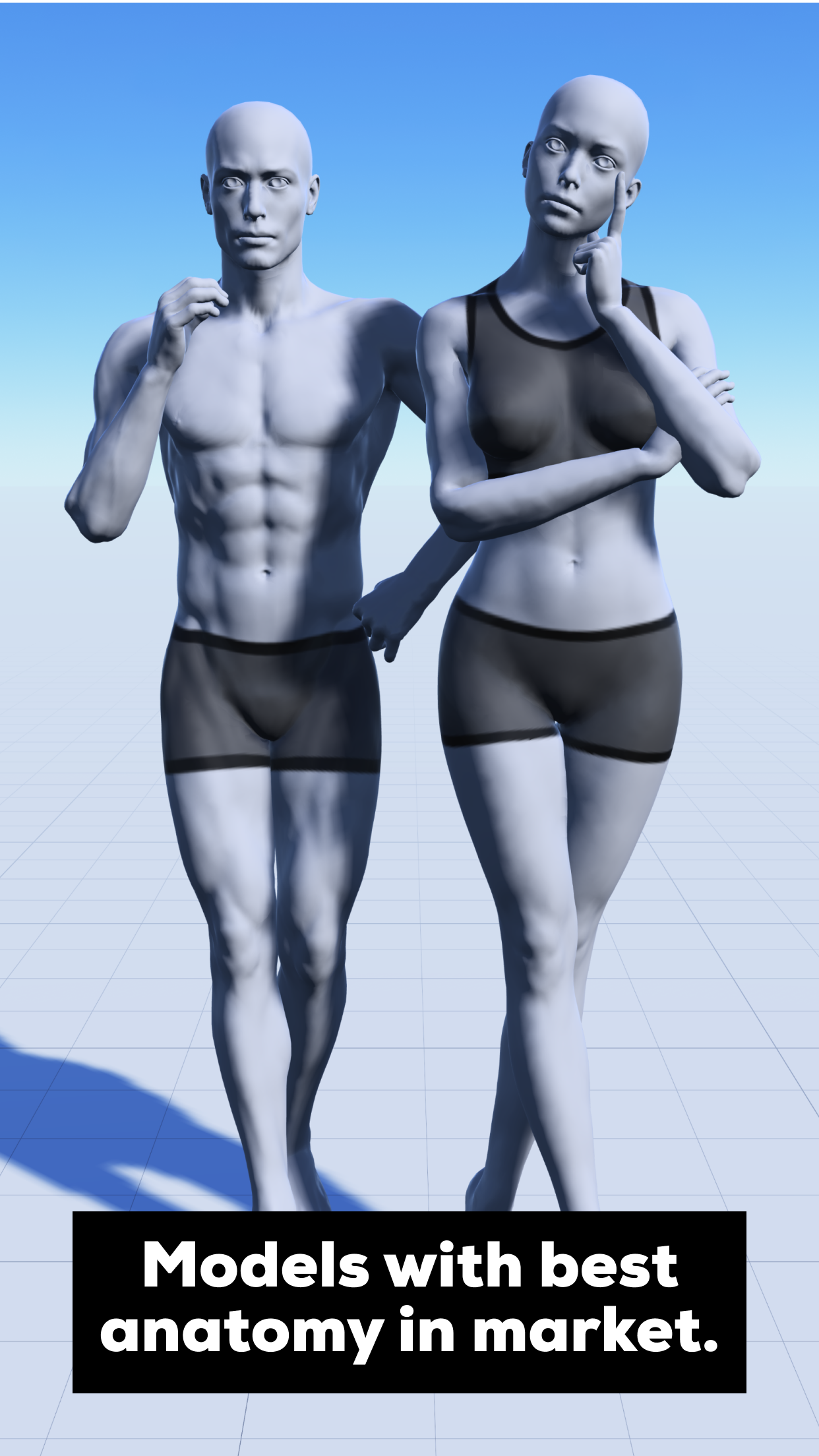 اسکرین شات 2 برنامه Magic Poser - Art Pose Tool