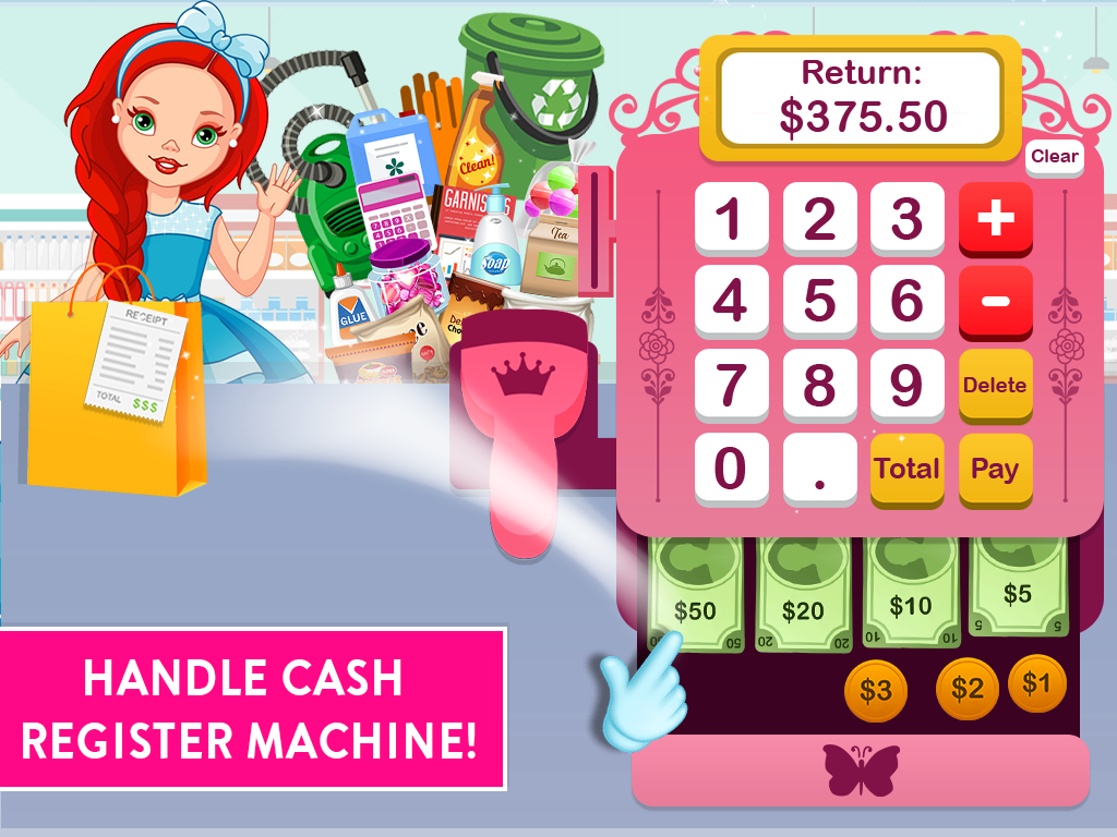 اسکرین شات 4 برنامه Princess Grocery Market