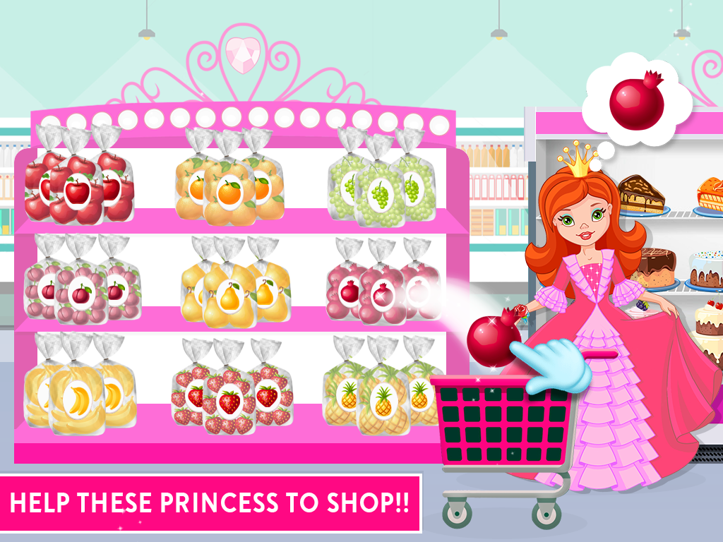 اسکرین شات 3 برنامه Princess Grocery Market