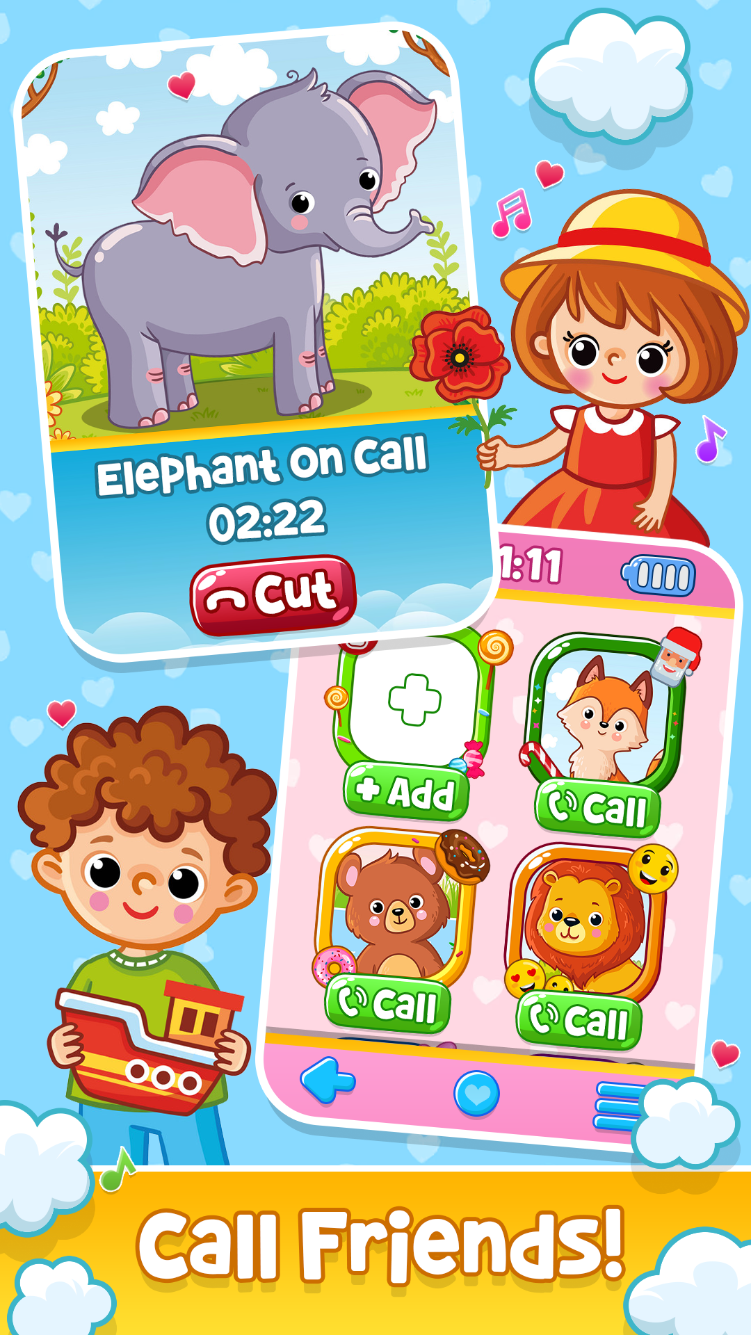 اسکرین شات 3 بازی Baby Phone & Kids Games