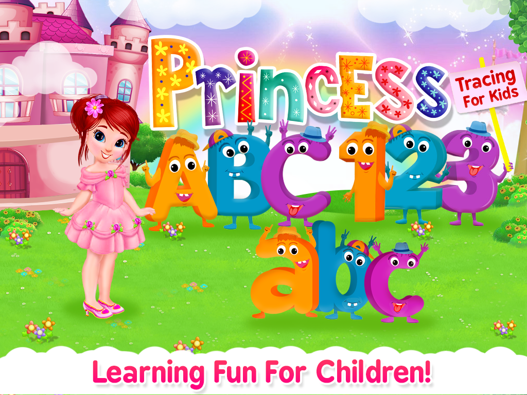 اسکرین شات 5 بازی Princess Tracing For Kids