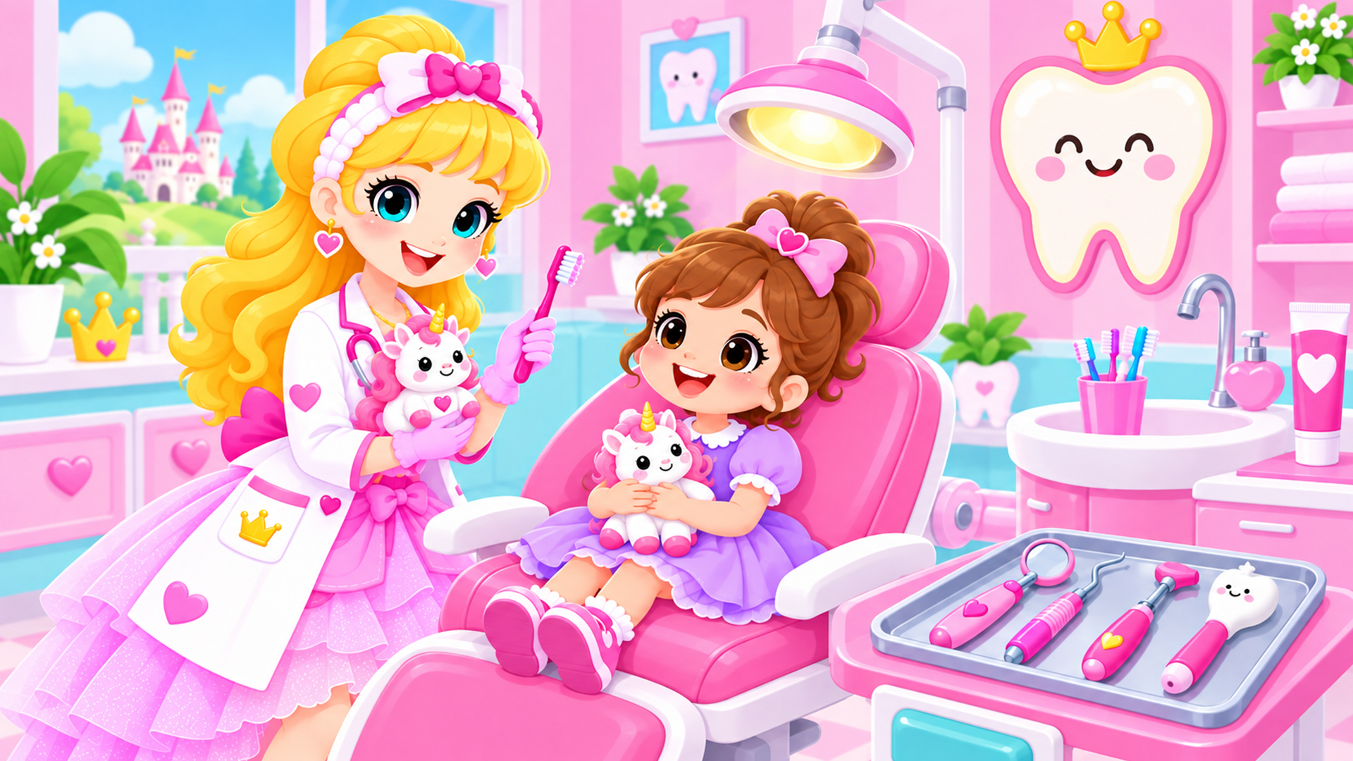 اسکرین شات 4 بازی My Princess Dollhouse Games