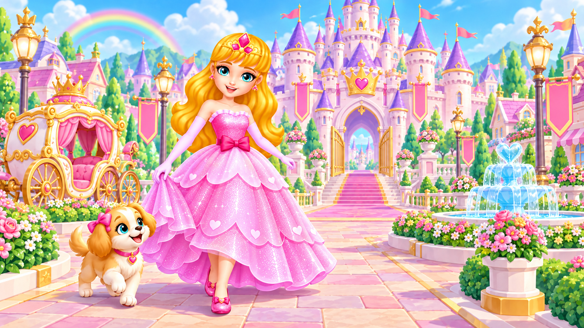 اسکرین شات 5 بازی My Princess Dollhouse Games