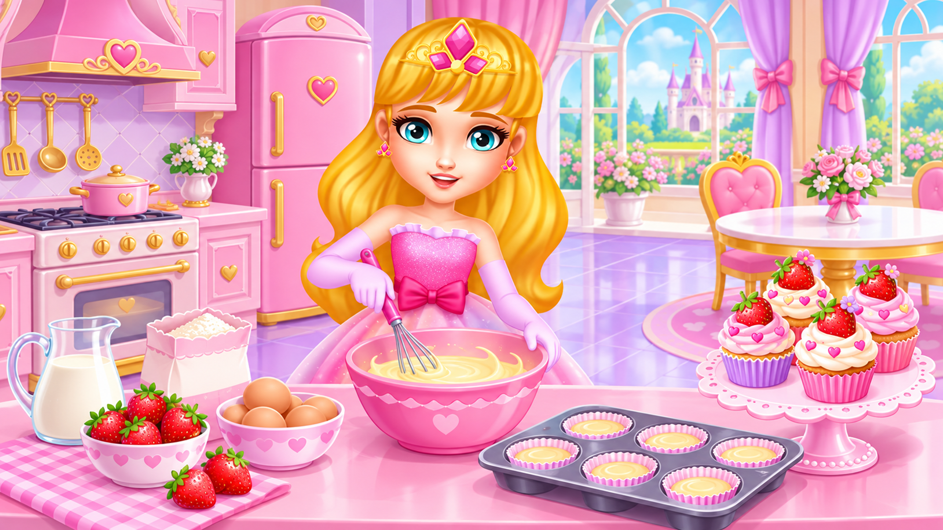 اسکرین شات 8 بازی My Princess Dollhouse Games