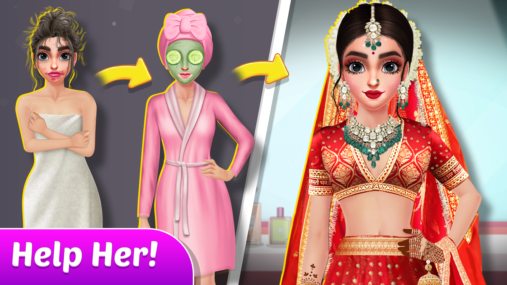 اسکرین شات 5 بازی Indian Fashion: Cook & Style