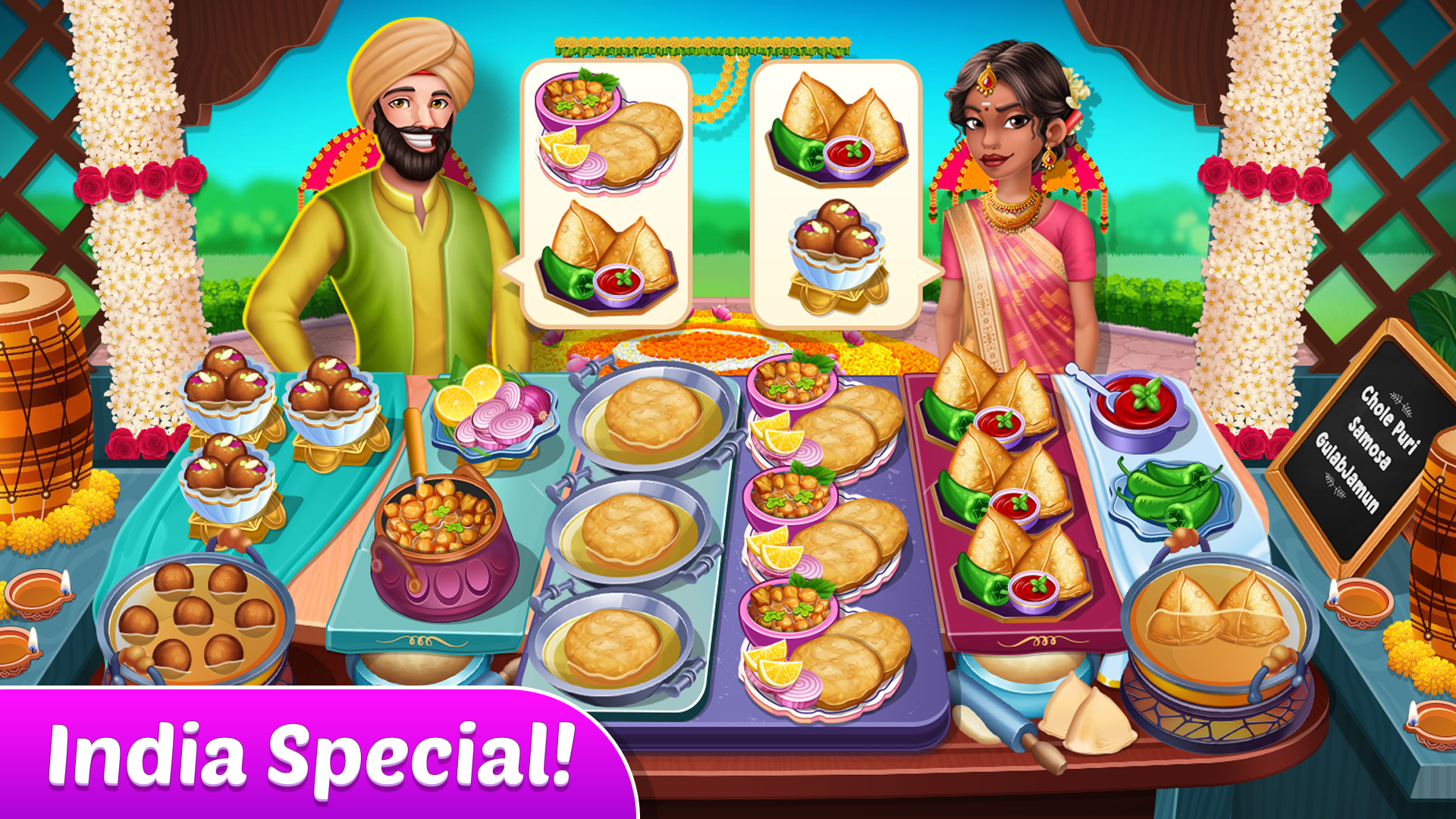 اسکرین شات 3 بازی Indian Fashion: Cook & Style