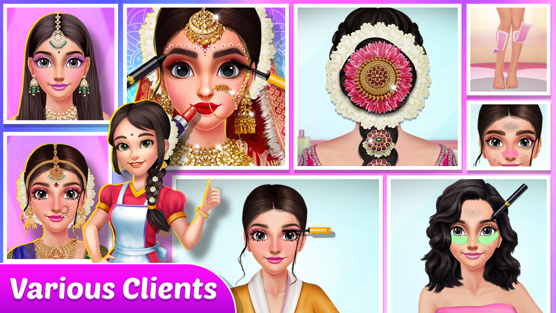 اسکرین شات 6 بازی Indian Fashion: Cook & Style