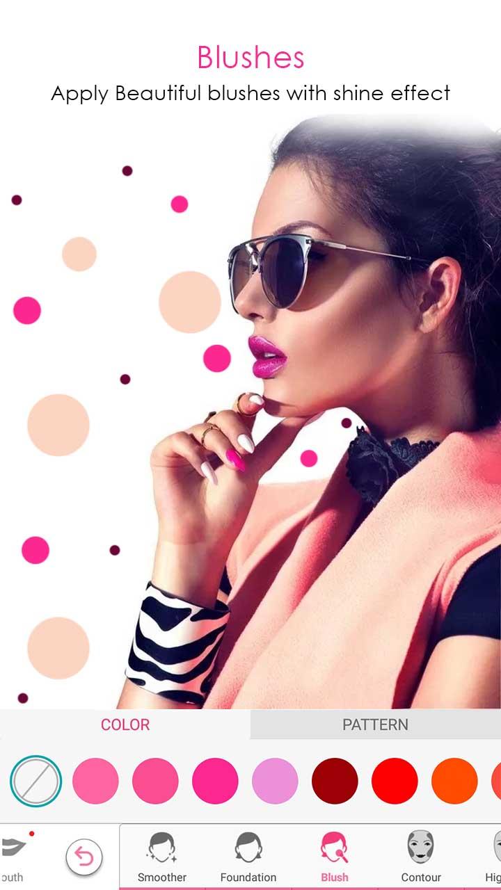 اسکرین شات 3 برنامه Face Beauty Makeup Camera-Self