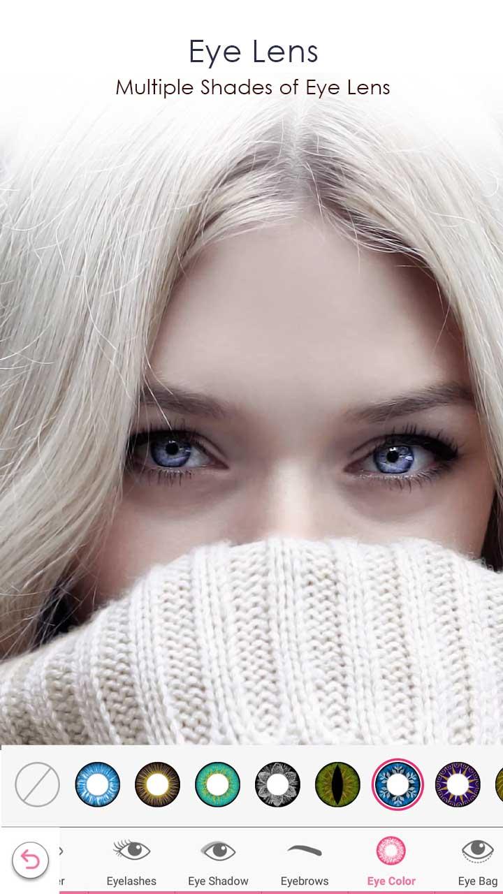 اسکرین شات 5 برنامه Face Beauty Makeup Camera-Self