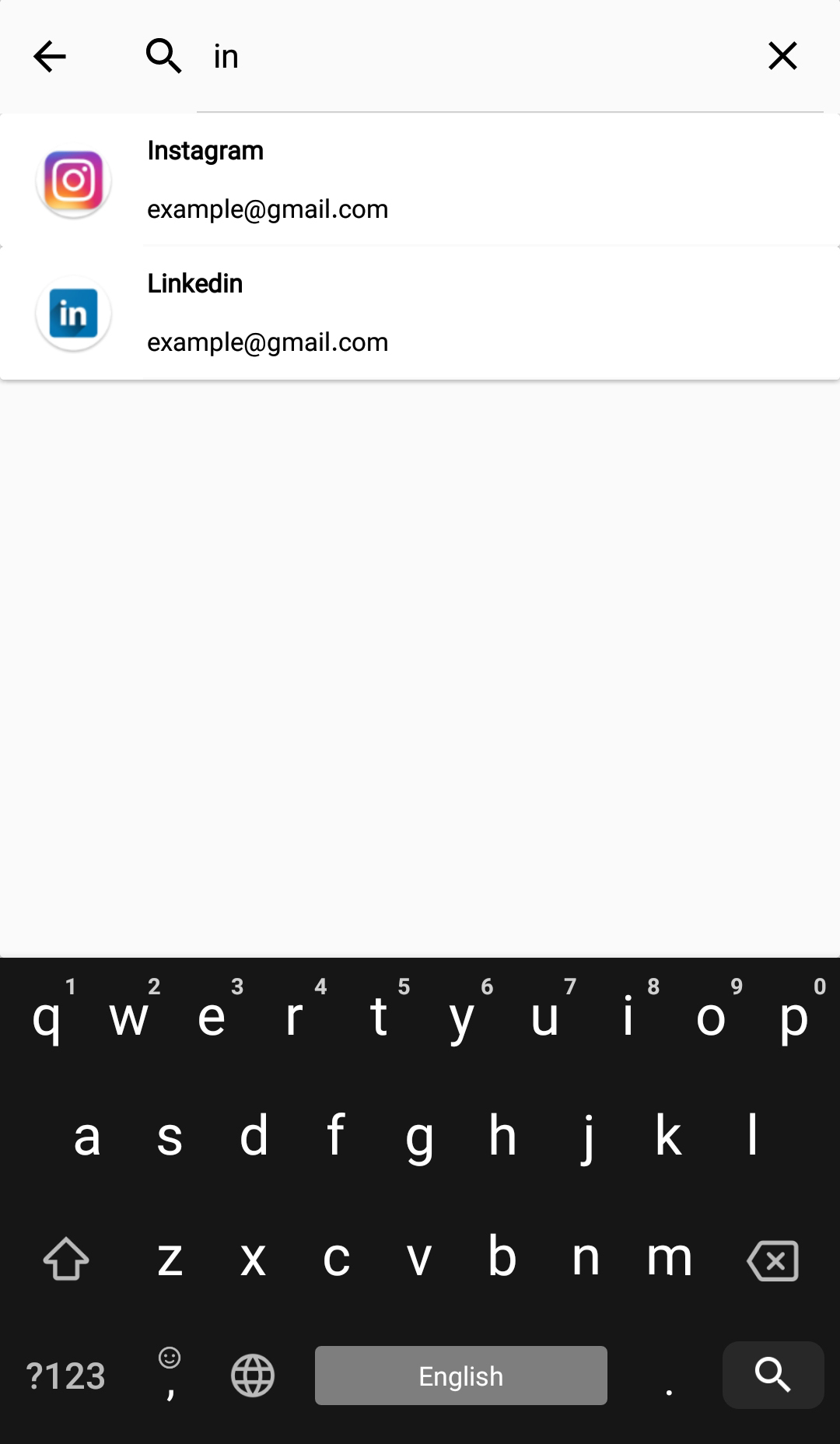 اسکرین شات 6 برنامه Account Manager
