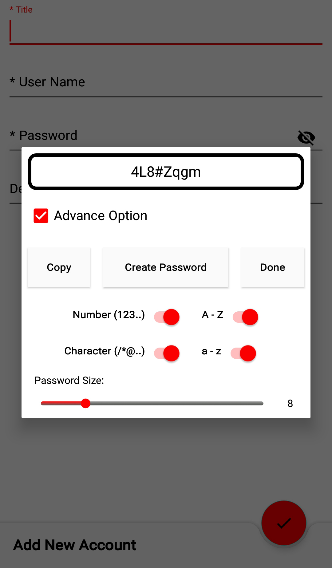 اسکرین شات 8 برنامه Account Manager