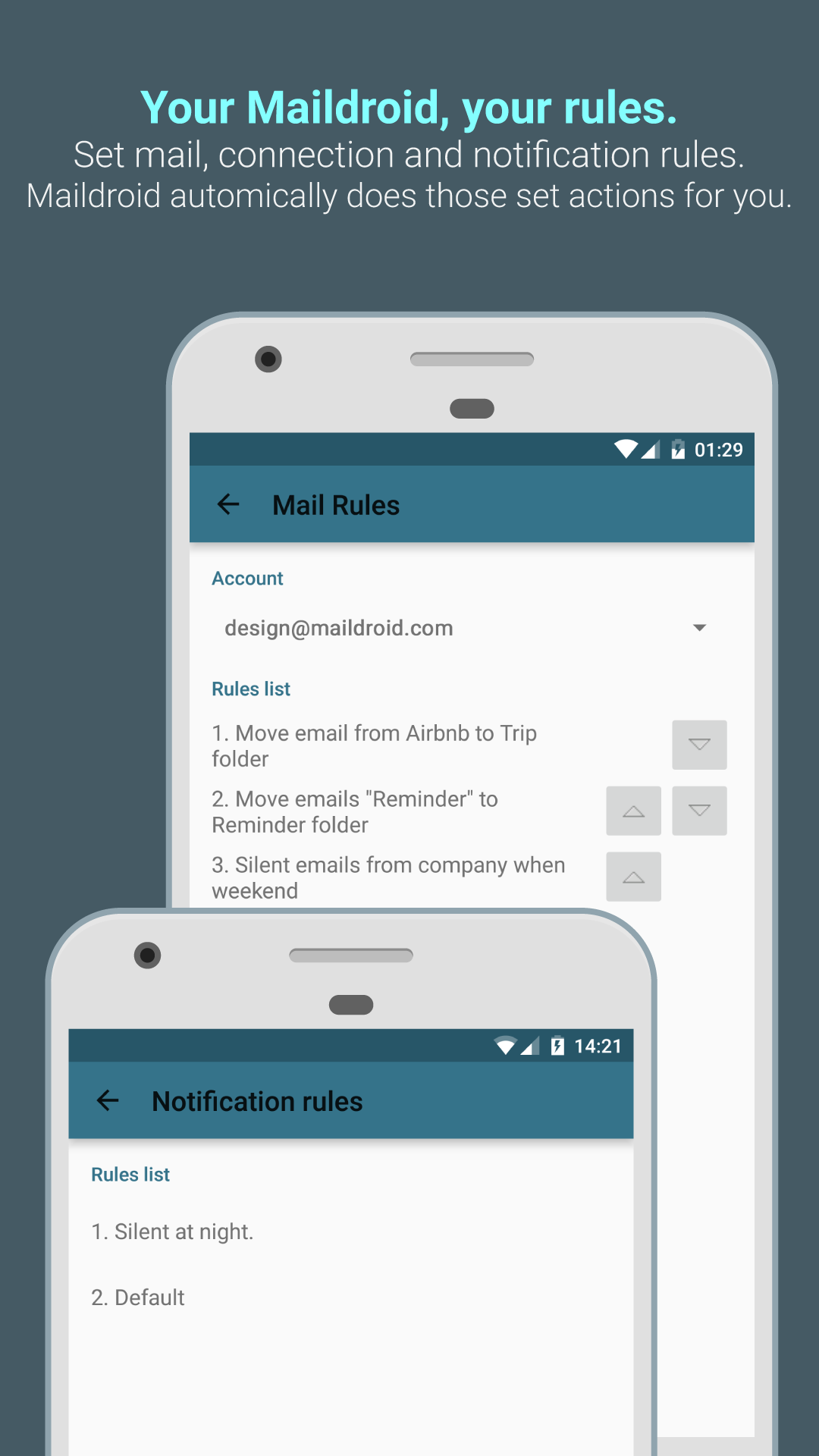 اسکرین شات 6 برنامه MailDroid - Email App