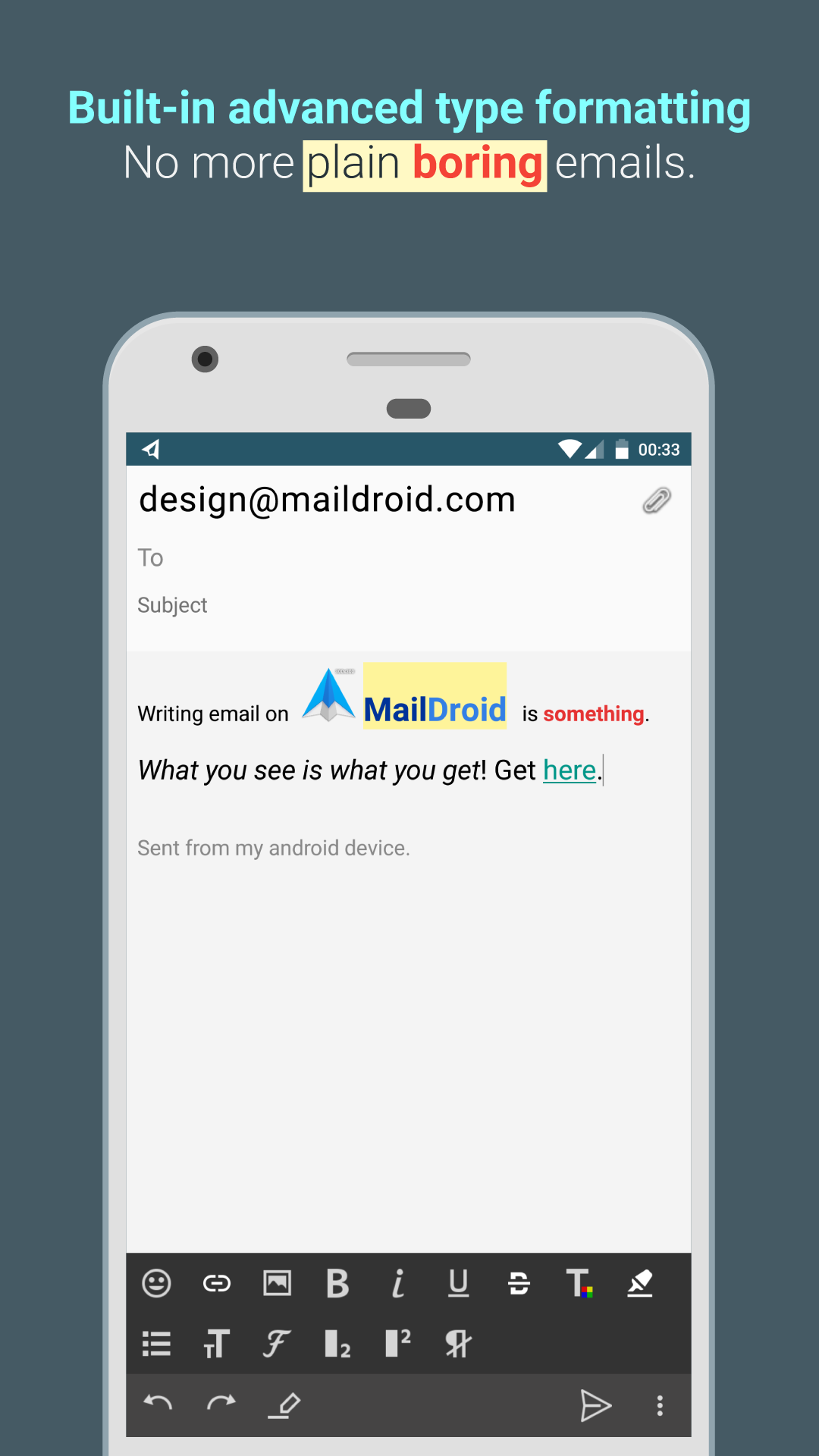 اسکرین شات 4 برنامه MailDroid - Email App