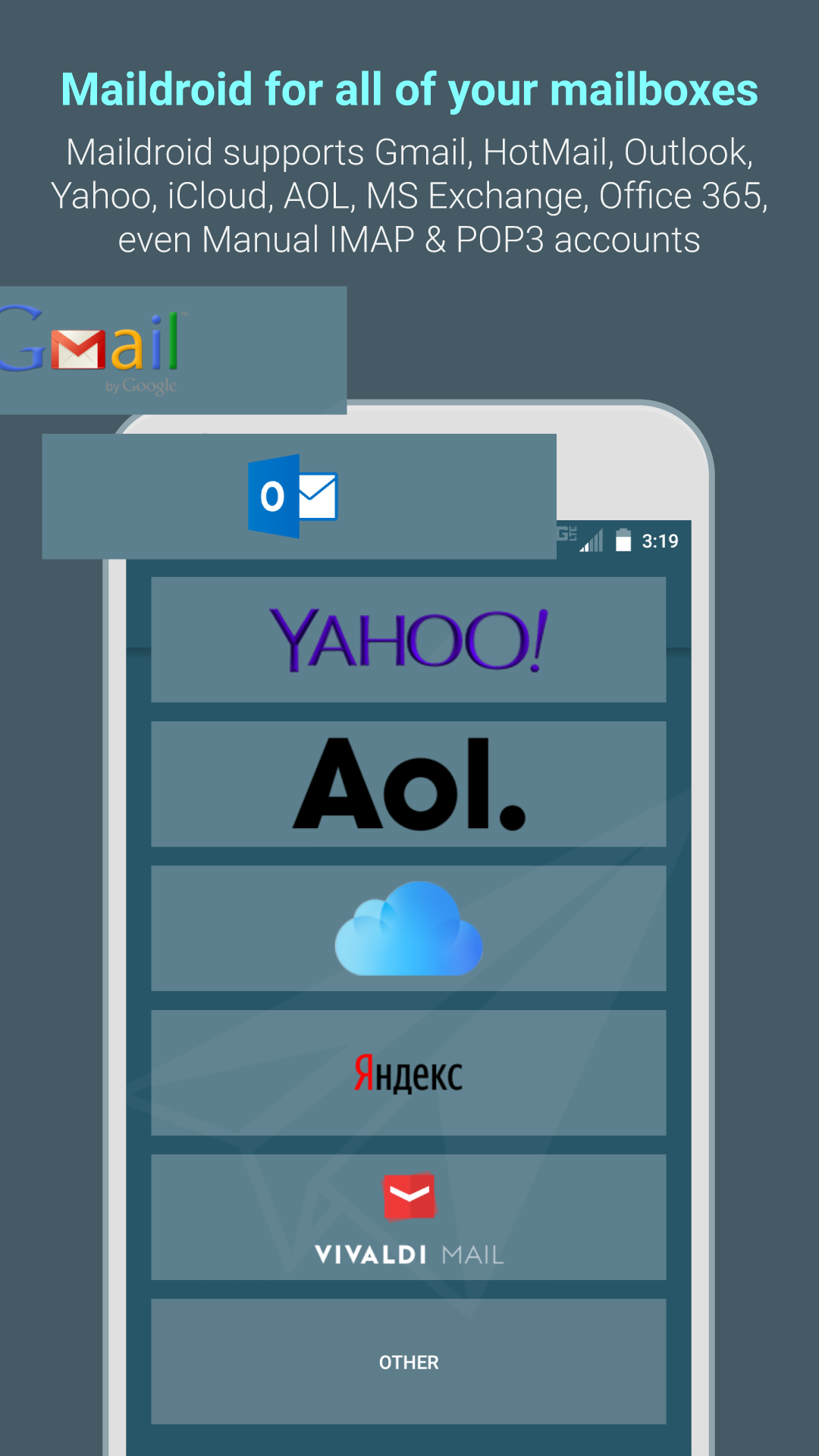 اسکرین شات 3 برنامه MailDroid - Email App