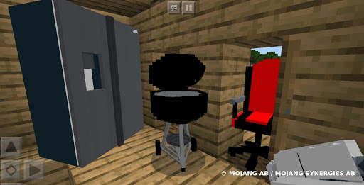 اسکرین شات 5 بازی Pink house with furniture. Craft maps and mods