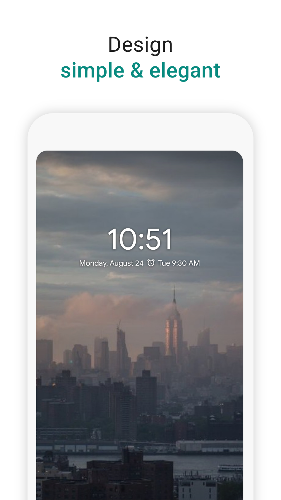 اسکرین شات 1 برنامه Digital Clock Widget