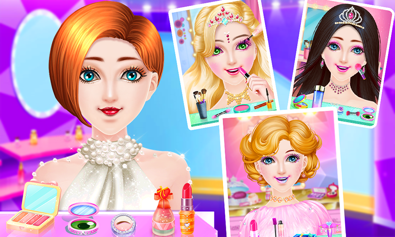 اسکرین شات 5 برنامه Makeup Kit: Doll Makeup Games