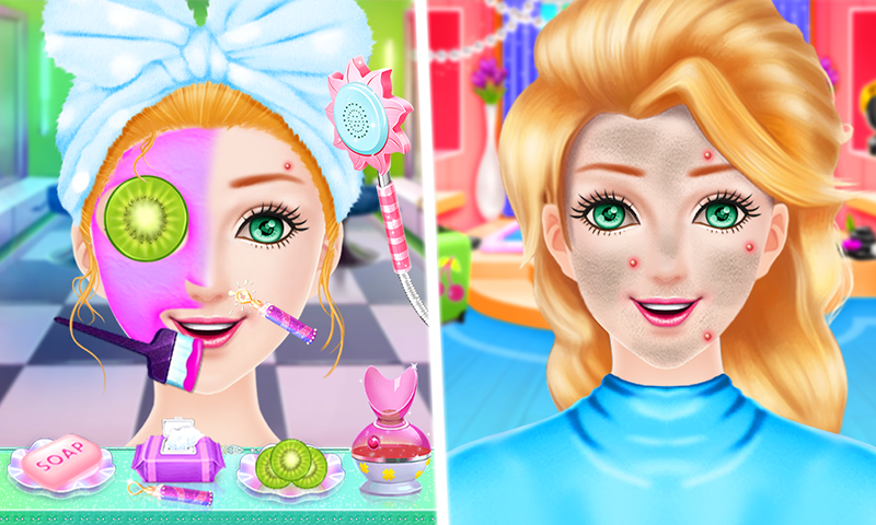 اسکرین شات 1 برنامه Makeup Kit: Doll Makeup Games
