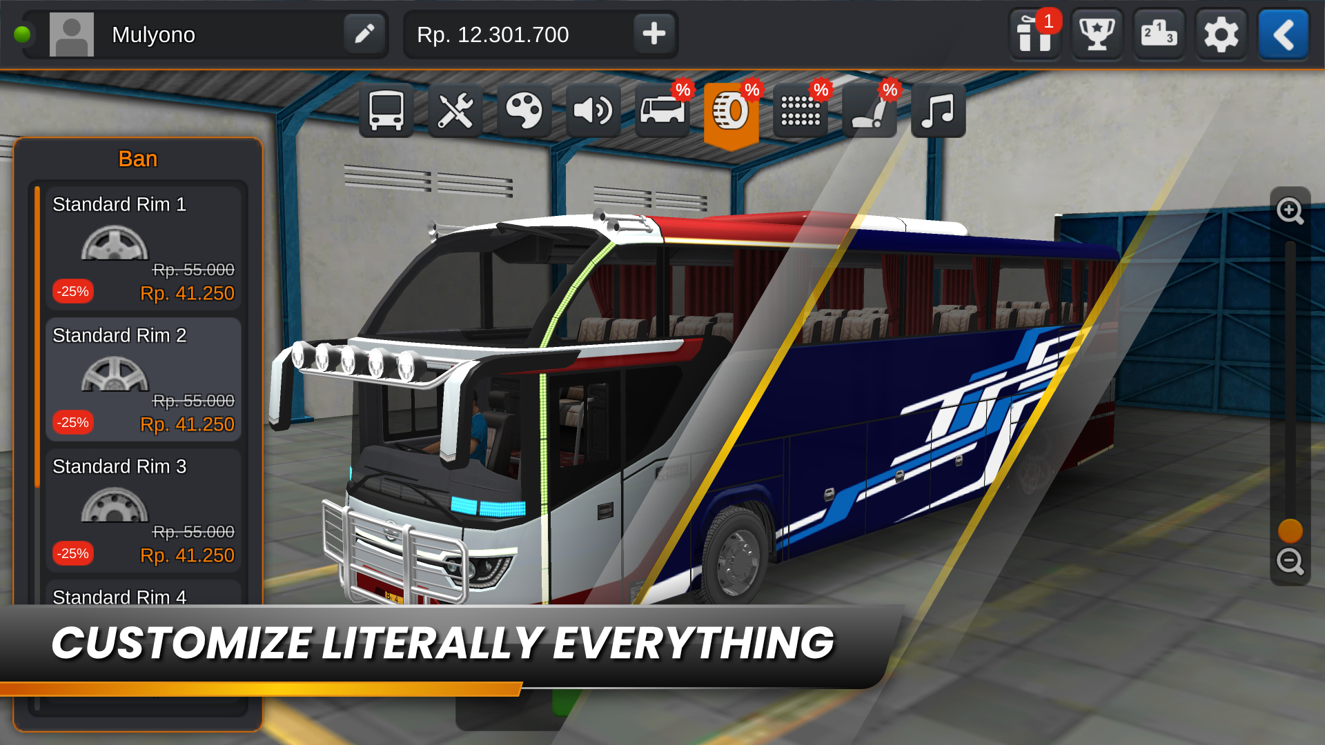 اسکرین شات 3 بازی Bus Simulator Indonesia