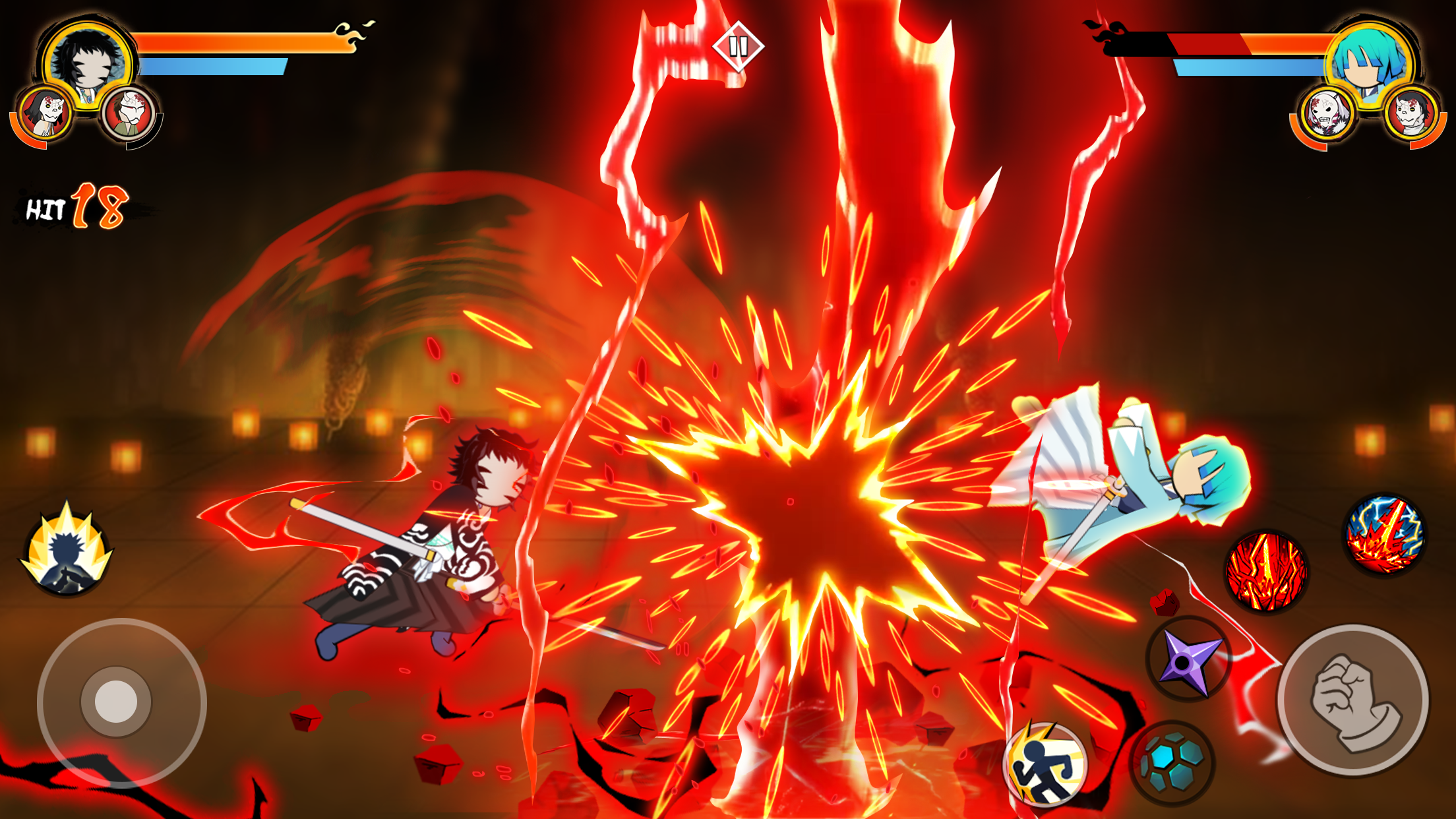 اسکرین شات 2 بازی Stickman Demon Fight Warrior