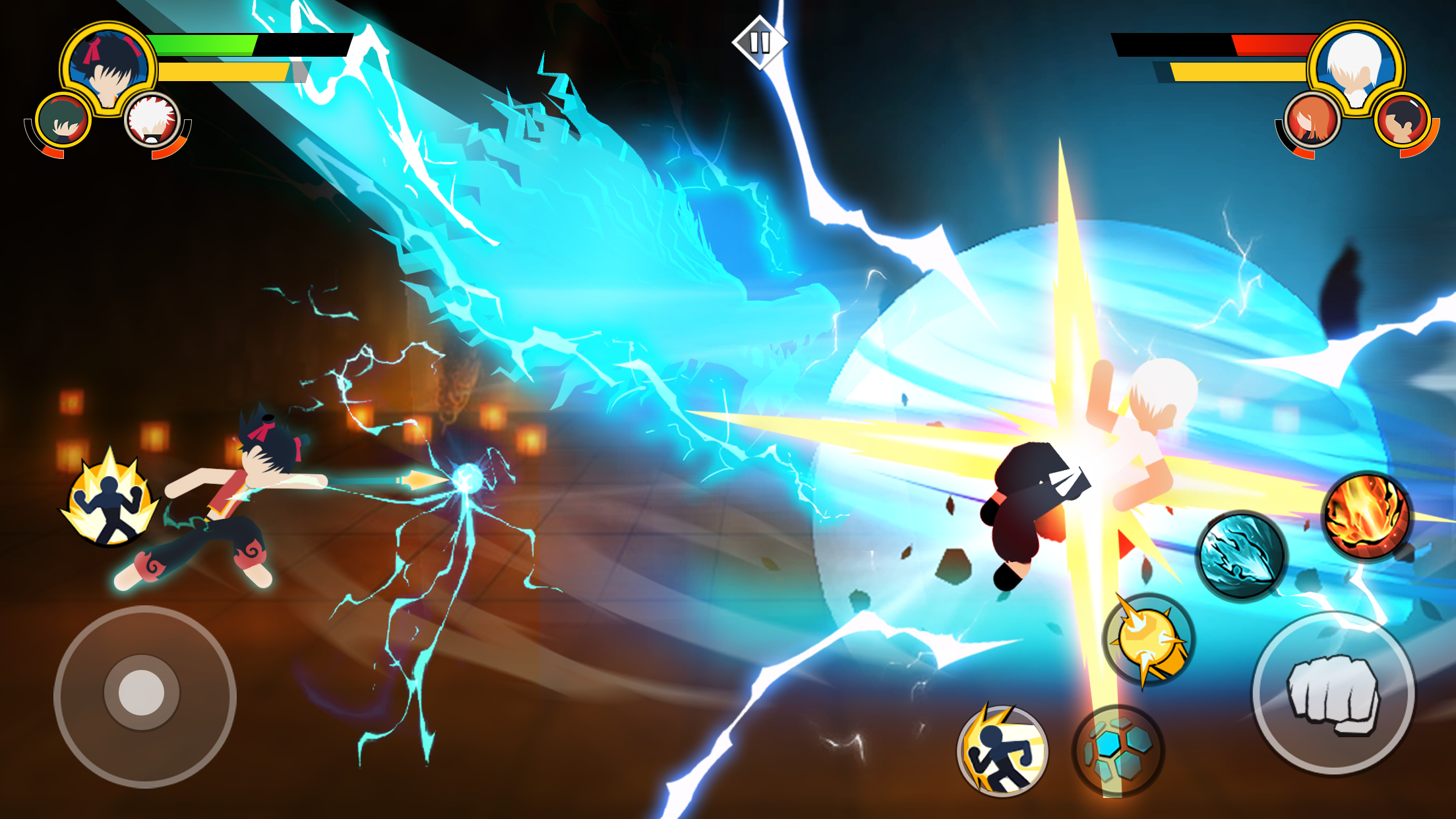 اسکرین شات 3 بازی Stickman Cursed Fight 3v3