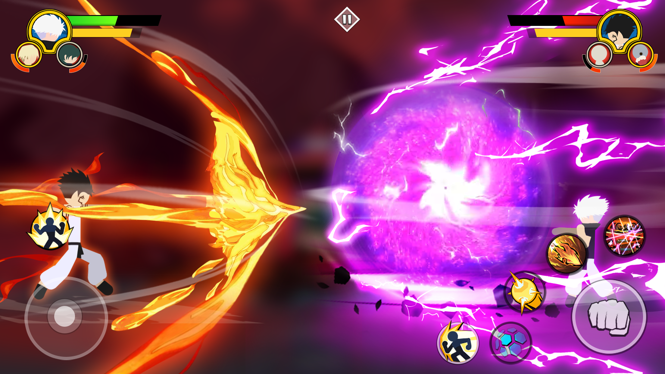اسکرین شات 2 بازی Stickman Cursed Fight 3v3