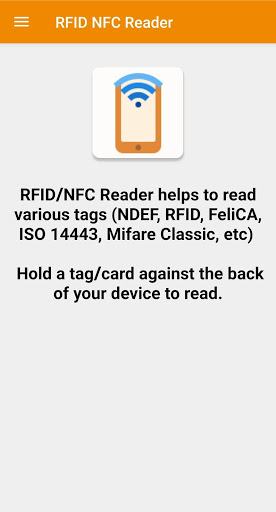 اسکرین شات 1 برنامه NFC app for Android - RFID NFC Tools tag