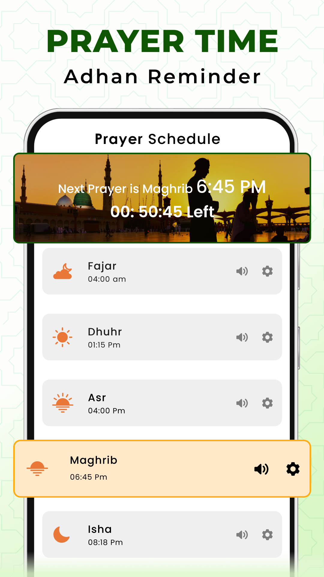 اسکرین شات 3 برنامه AL Quran, Prayer Times & Qibla